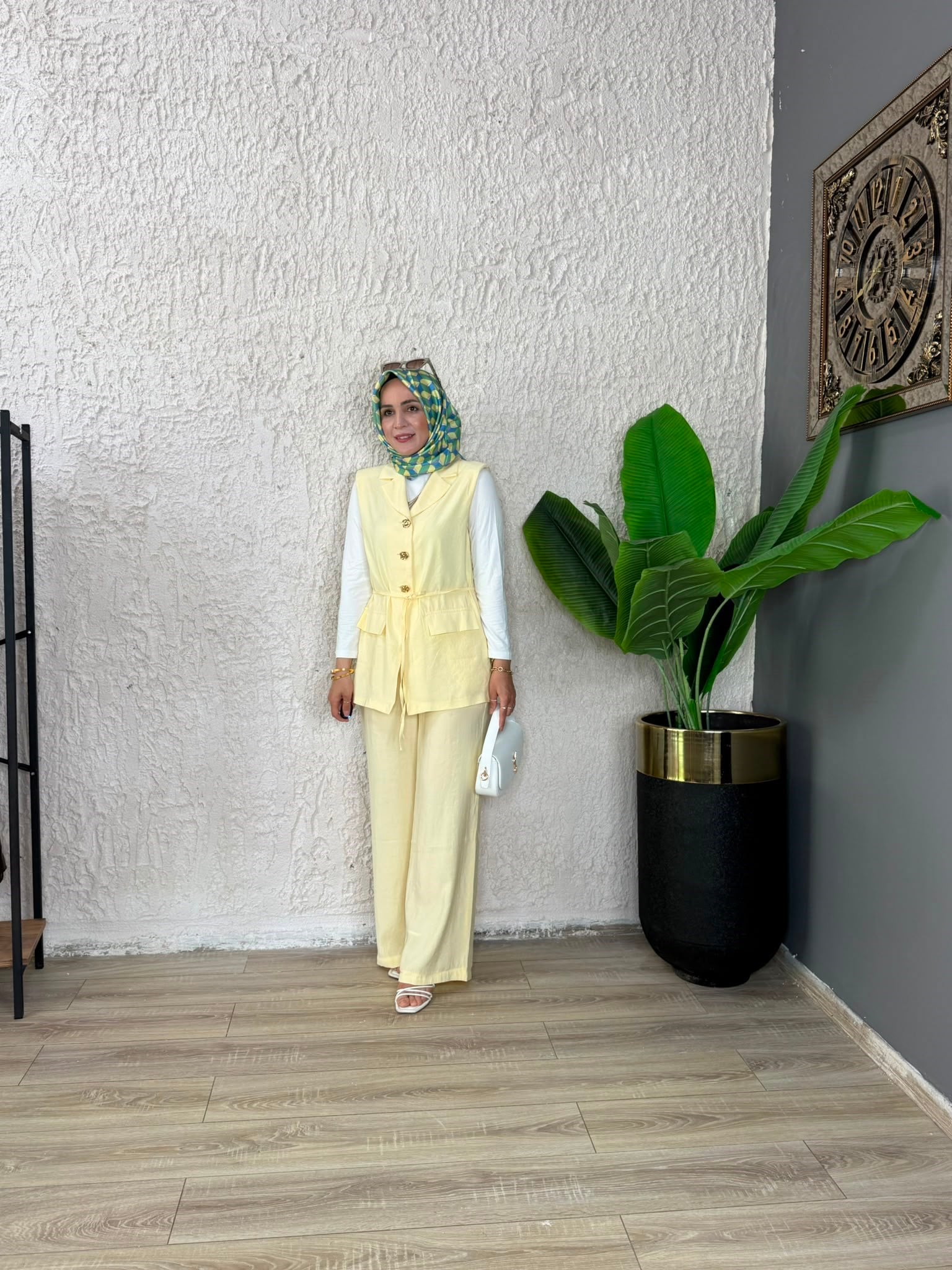 7012 YELEKLİ TAKIM SARI 