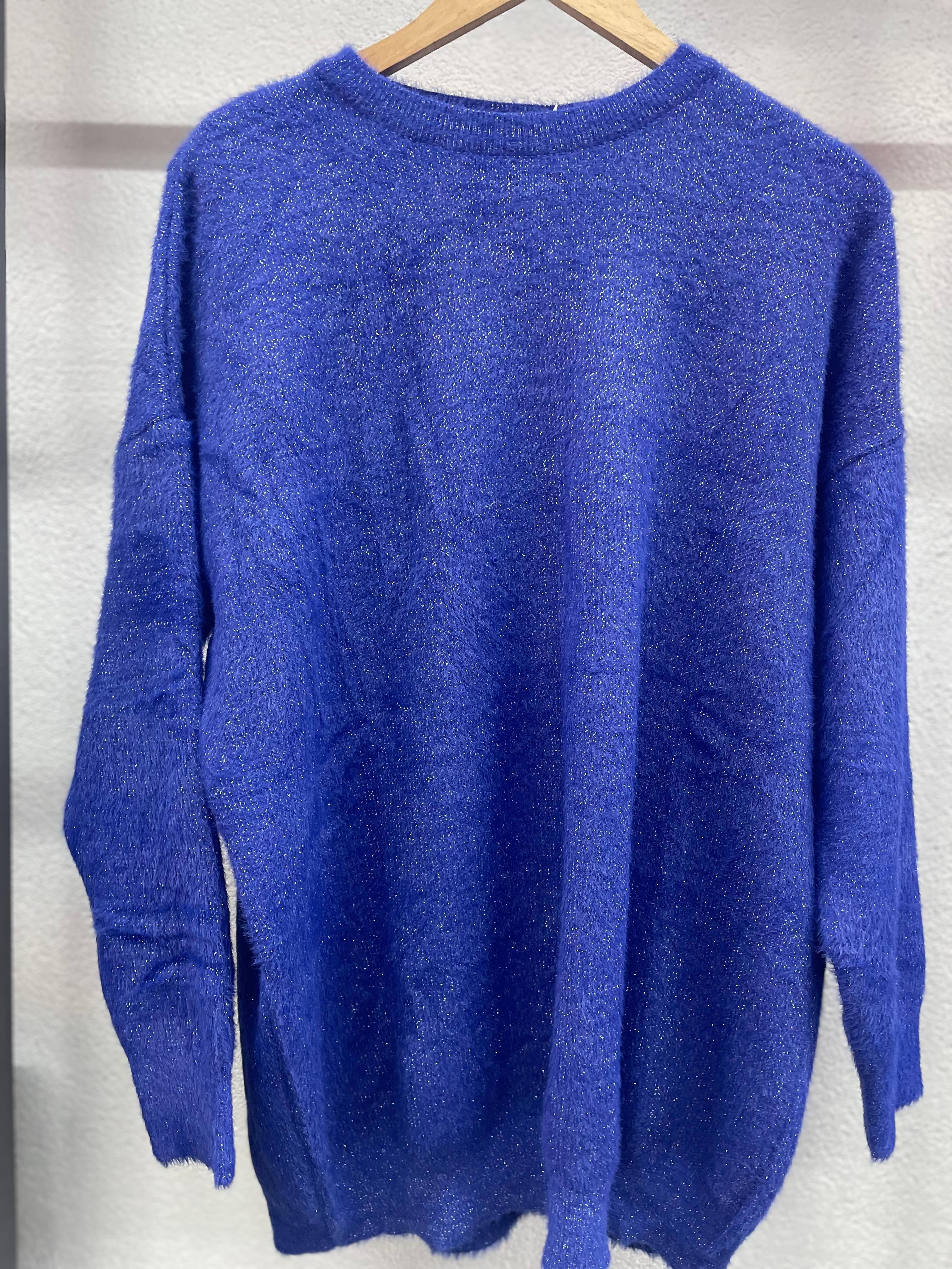 80070 MASSİ KAZAK SAKS MAVİ