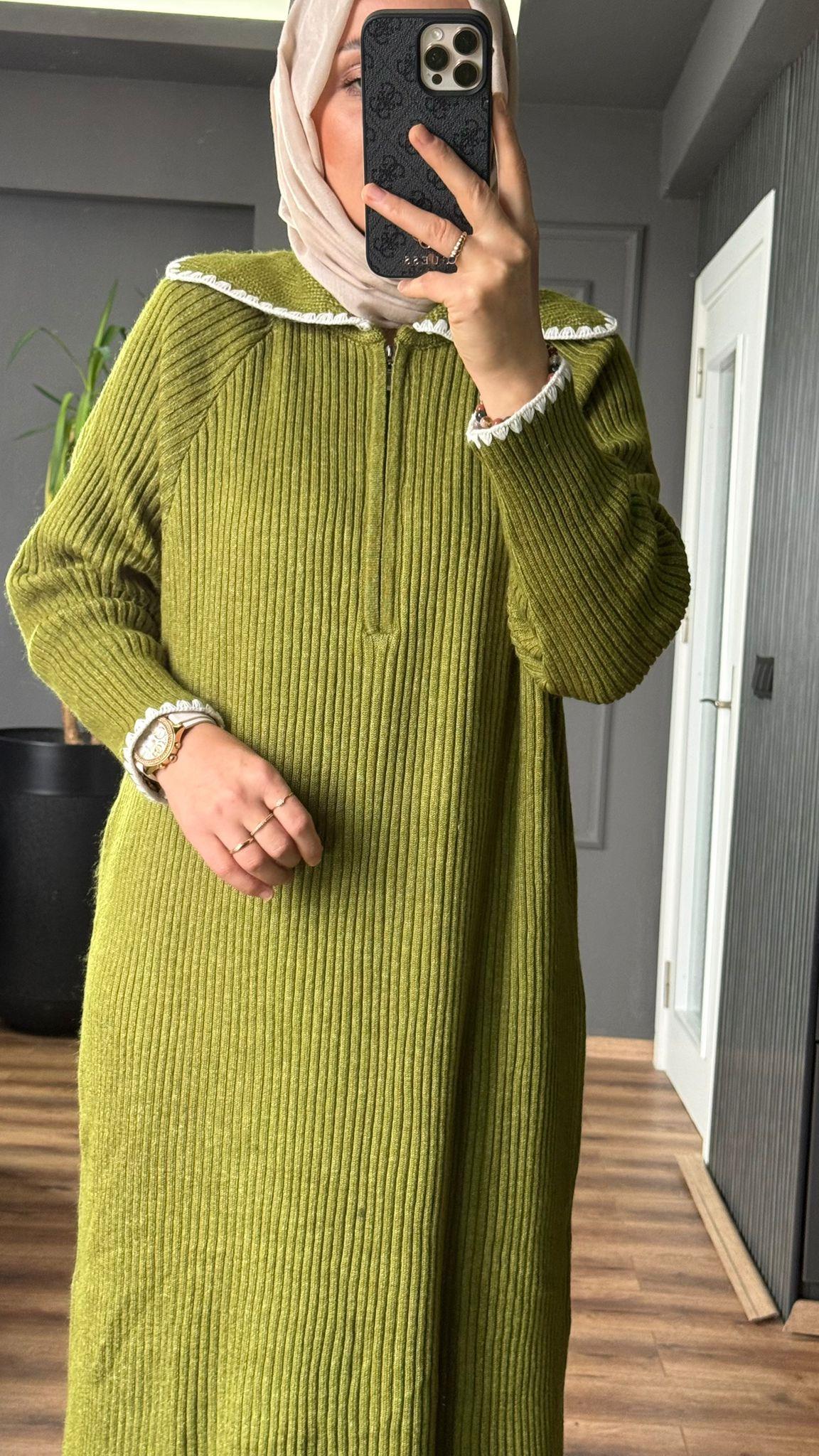 80119 DURU ELBİSE YAĞ YEŞİLİ 