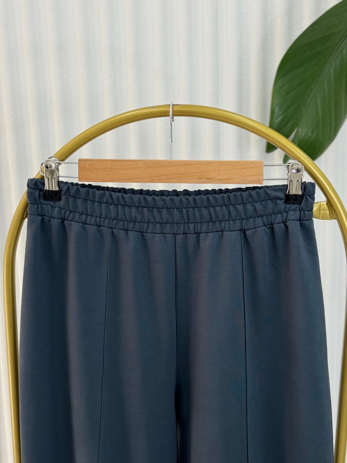 8286 TEK İPLİK PANTOLON  ANTRASİT GRİ 