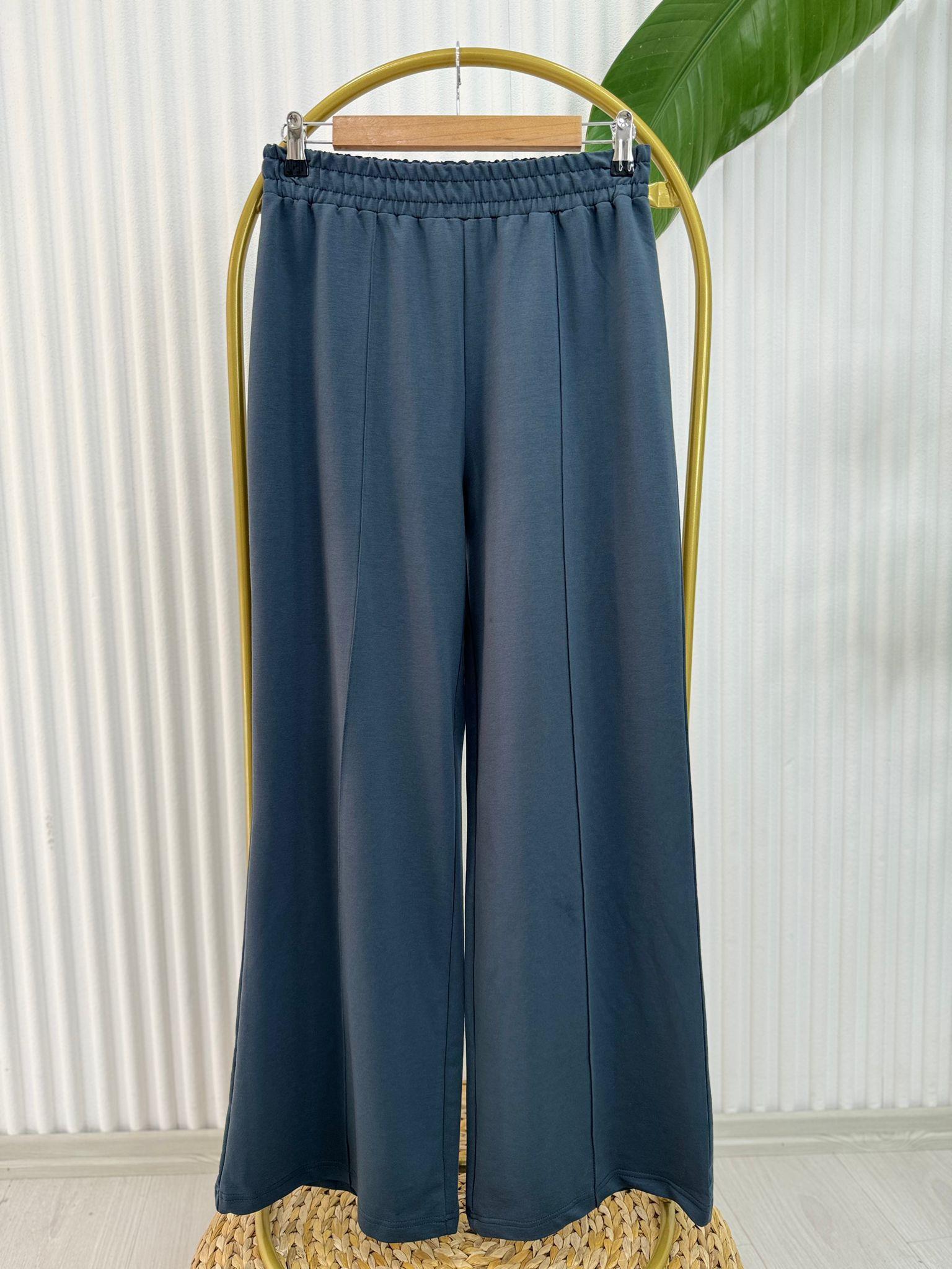 8286 TEK İPLİK PANTOLON  ANTRASİT GRİ 