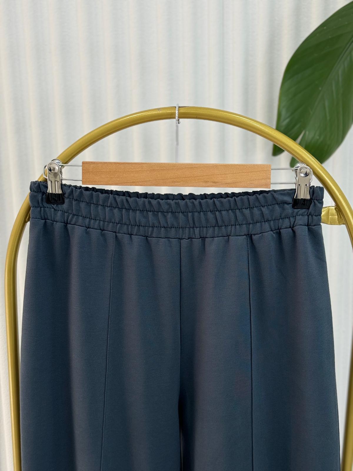 8286 TEK İPLİK PANTOLON  ANTRASİT GRİ 