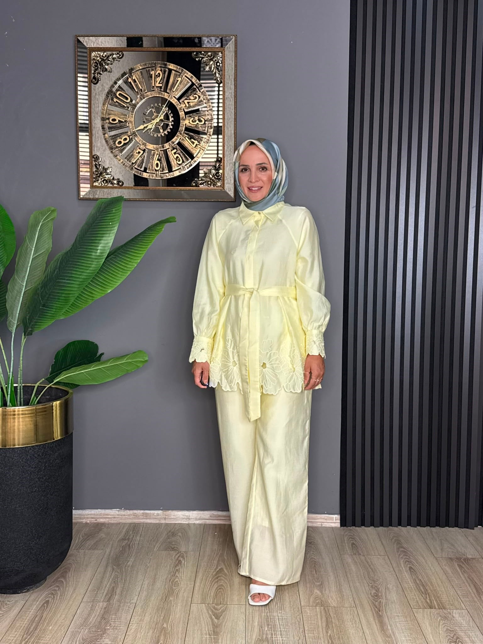 8666 VİOLE TAKIM SARI 