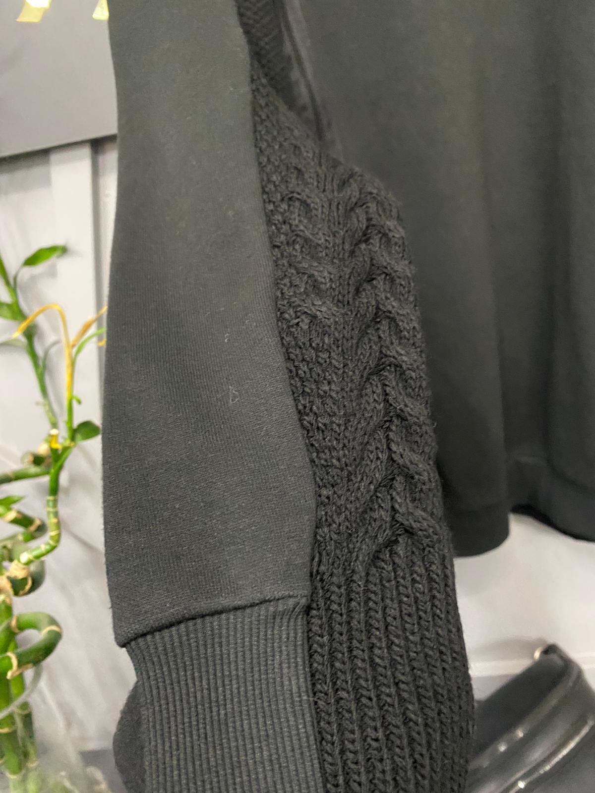 8699 TRİKO DETAY SWEET SİYAH