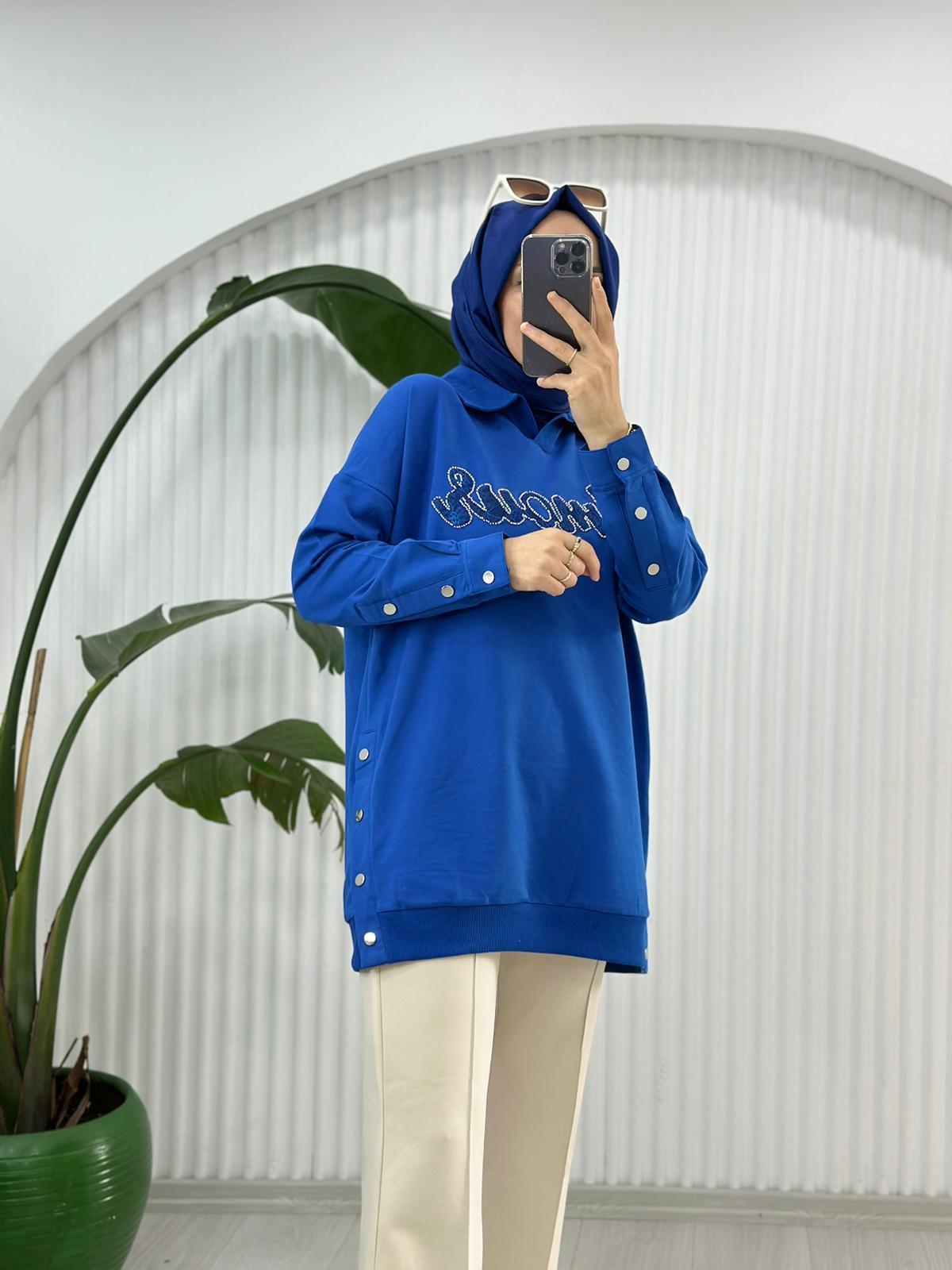 9093 AMOUS SWEAT MAVİ