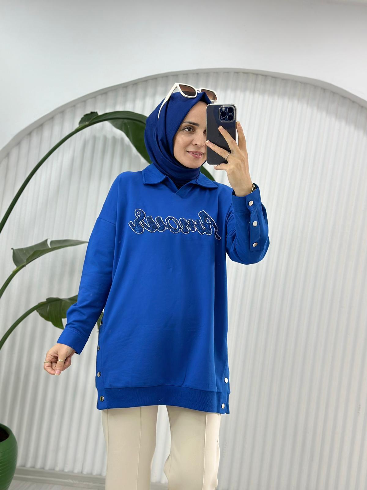 9093 AMOUS SWEAT MAVİ