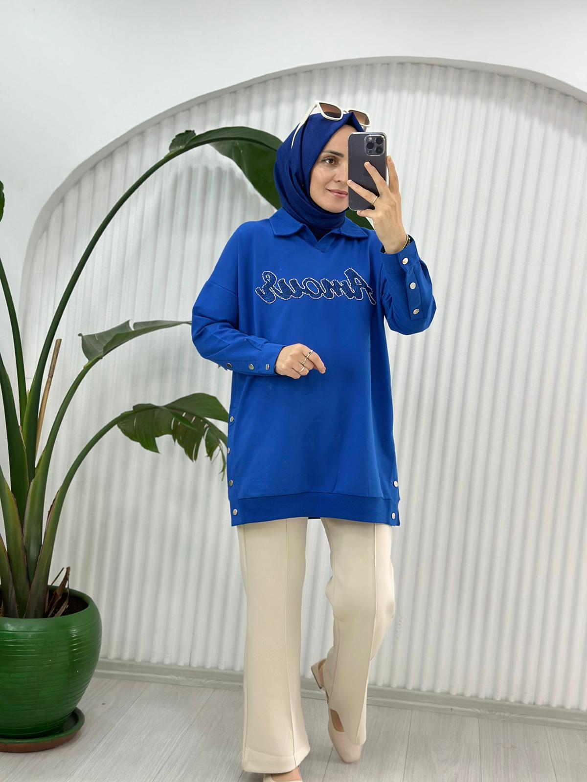 9093 AMOUS SWEAT MAVİ