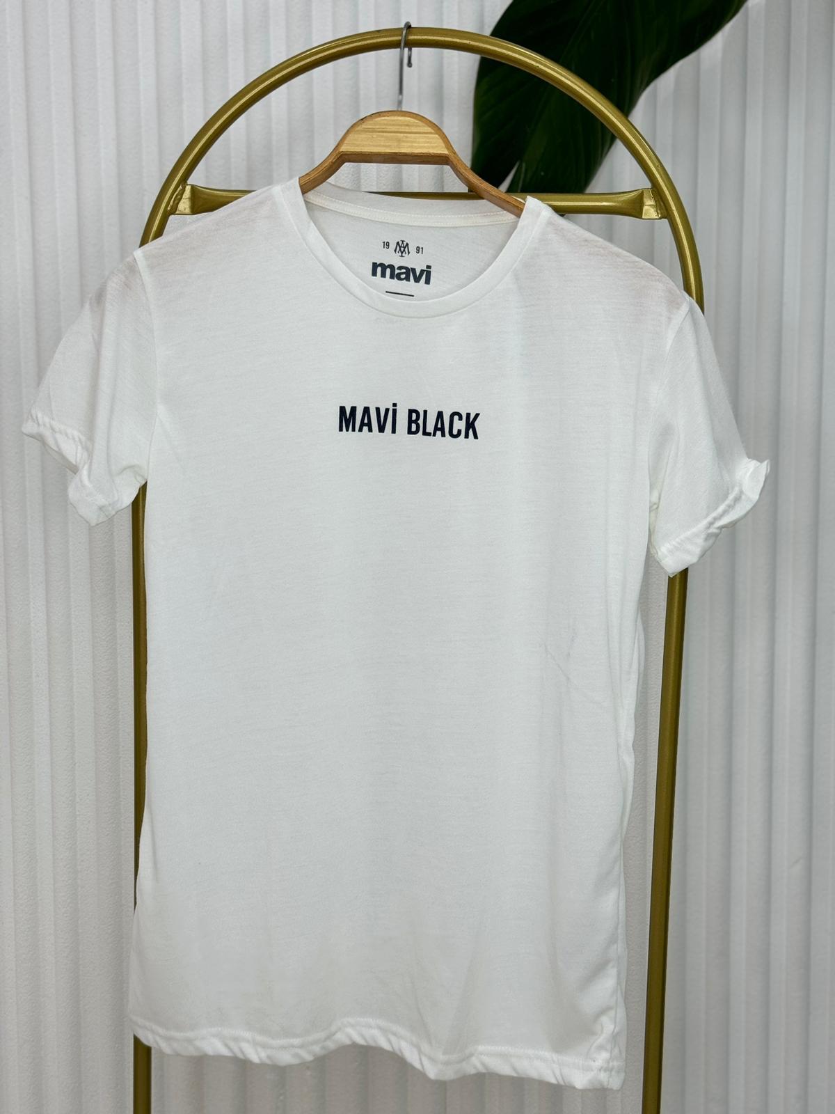 MAVİ BLACK TİŞÖRT BEYAZ 
