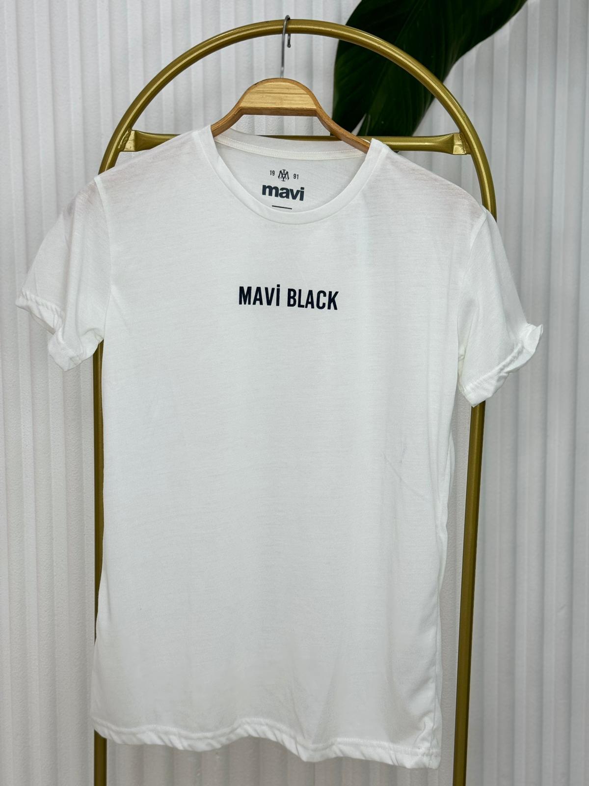 MAVİ BLACK TİŞÖRT BEYAZ 