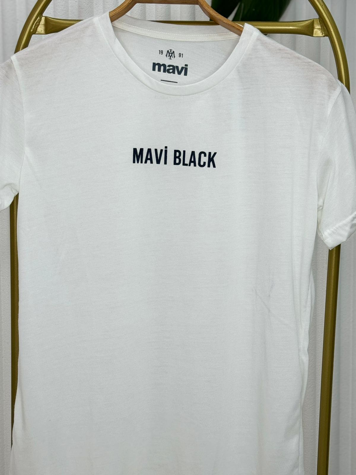 MAVİ BLACK TİŞÖRT BEYAZ 