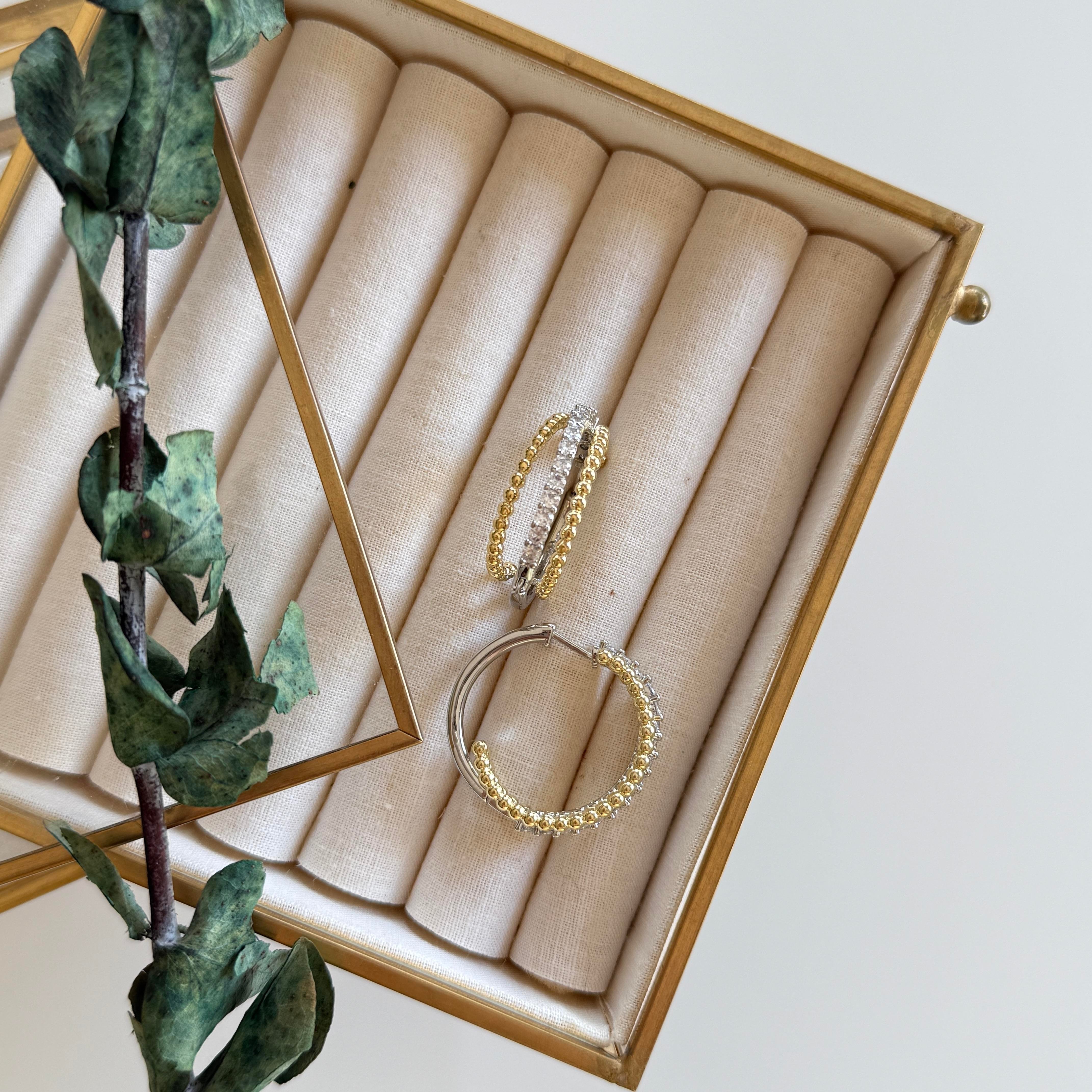 3lü Görünüm Mix Halka Küpe