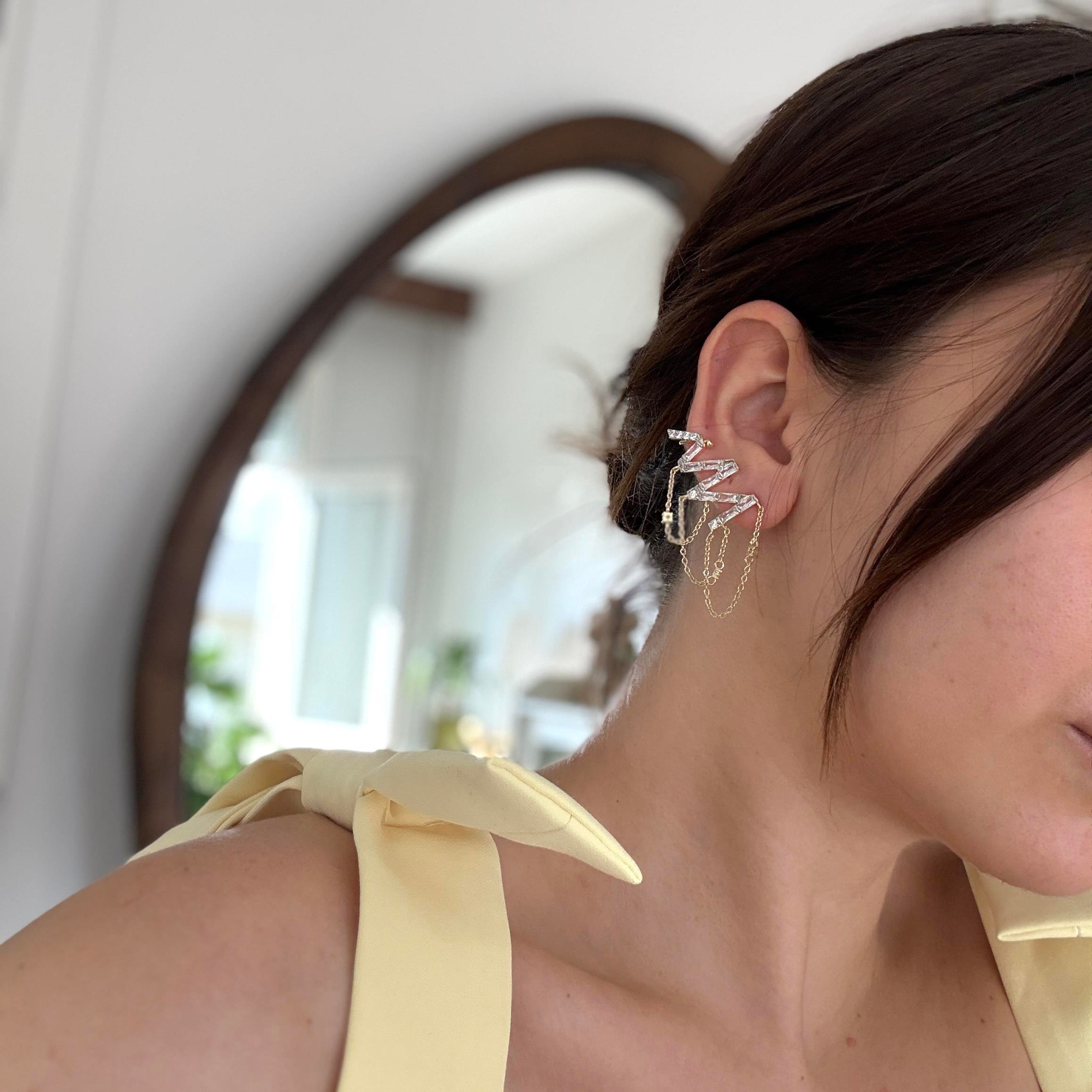 Baget Taşlı Z Earcuff