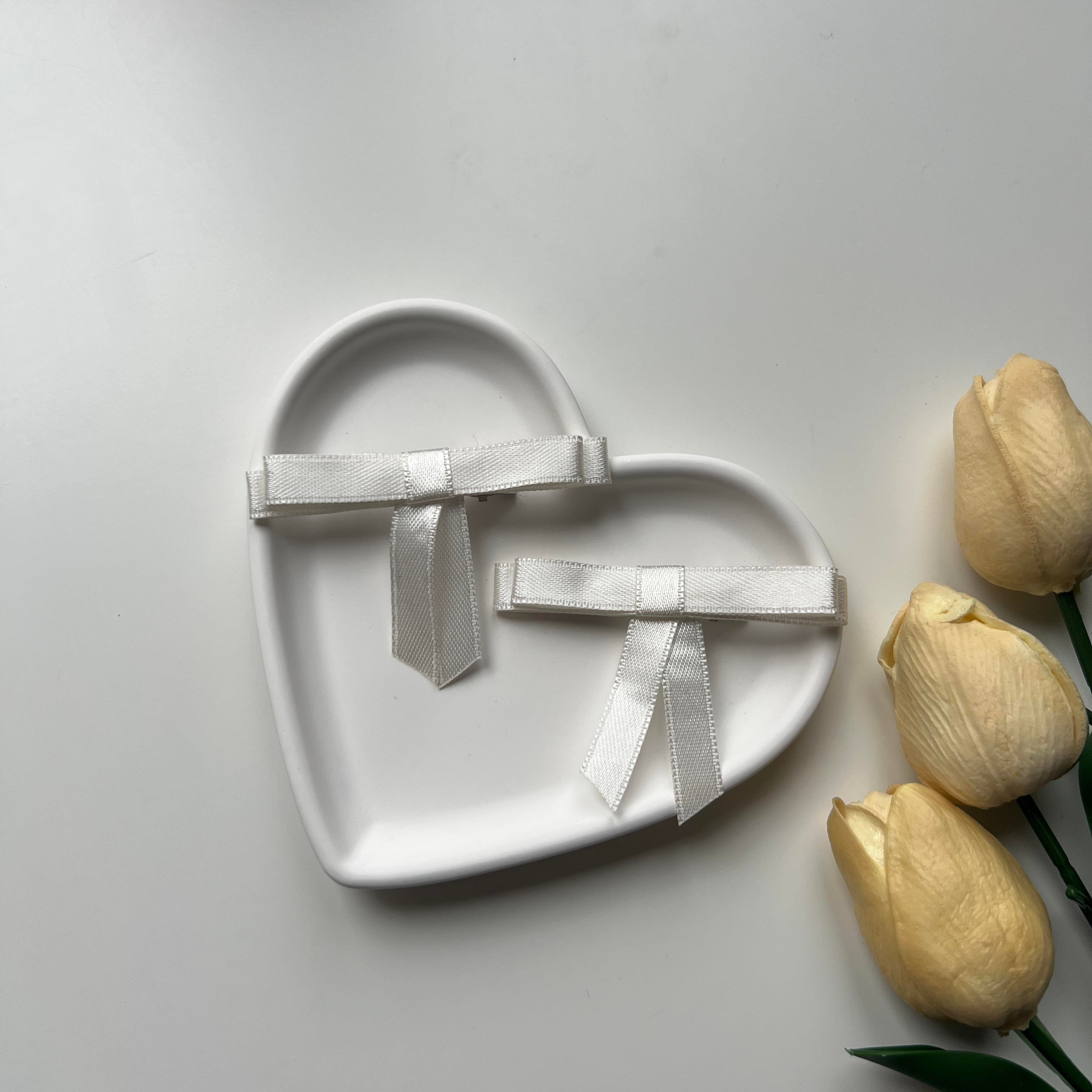 Beyaz 2li Mini Fiyonk Toka