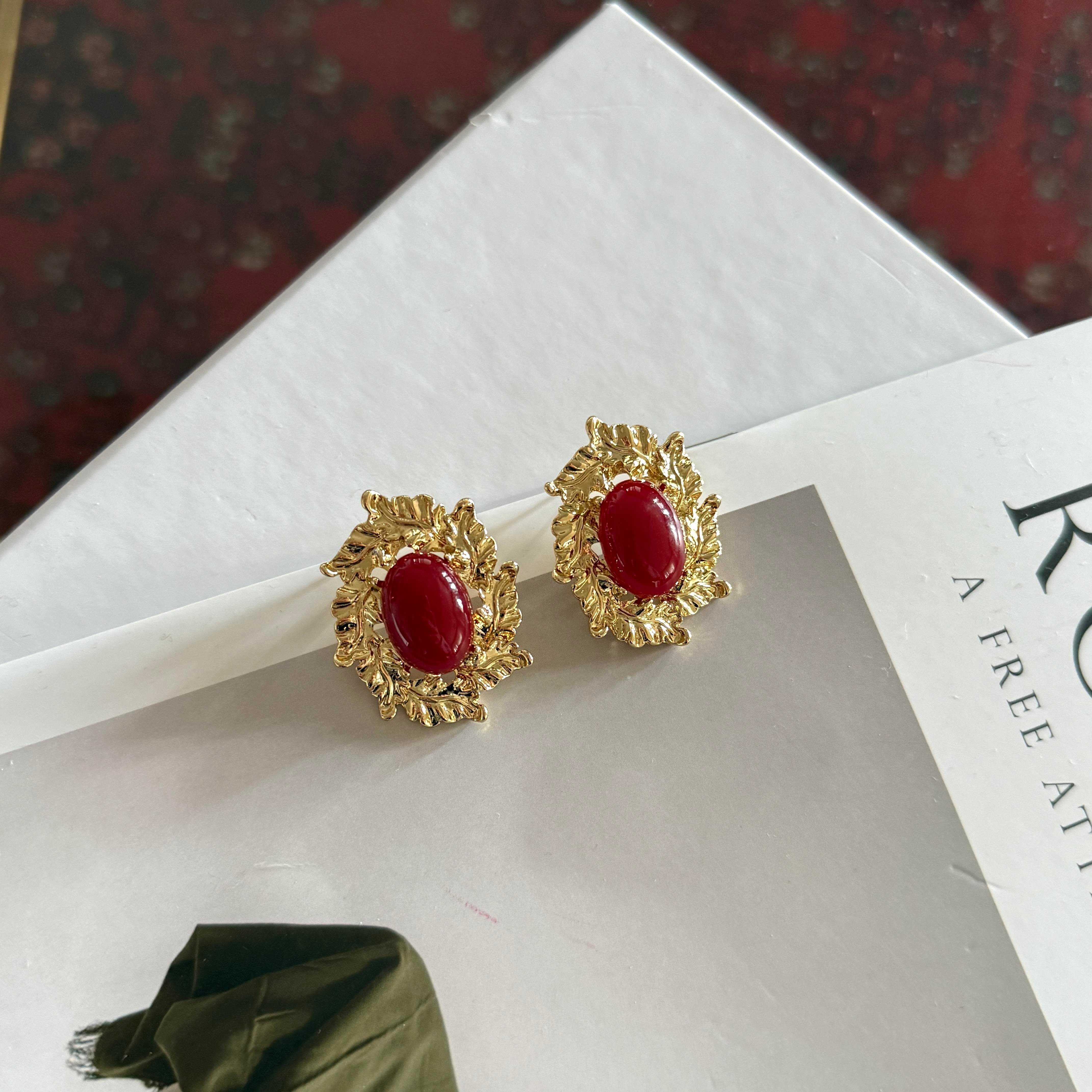 Bordo Grace Küpe