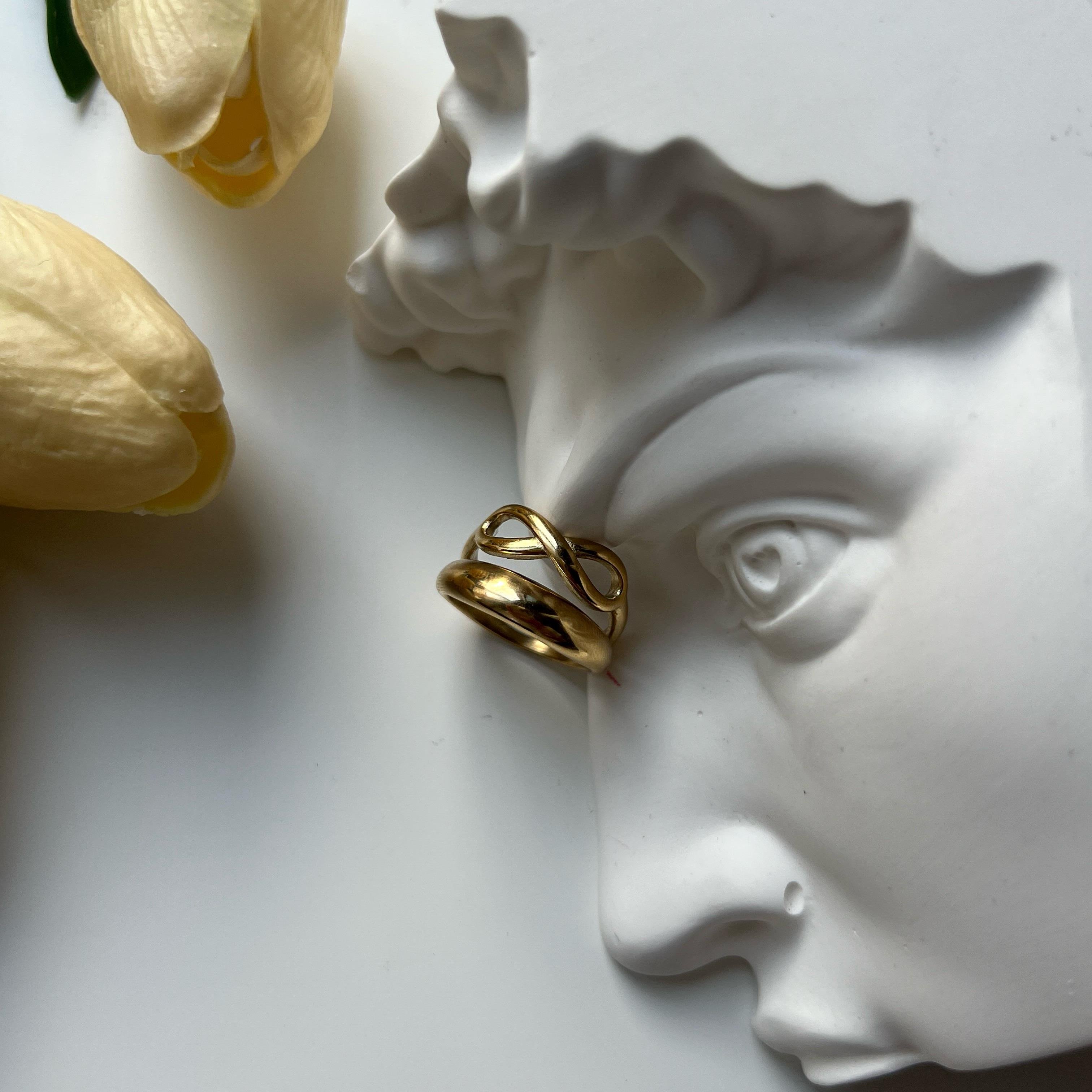 Çelik Alyans&Sonsuzluk Yüzük