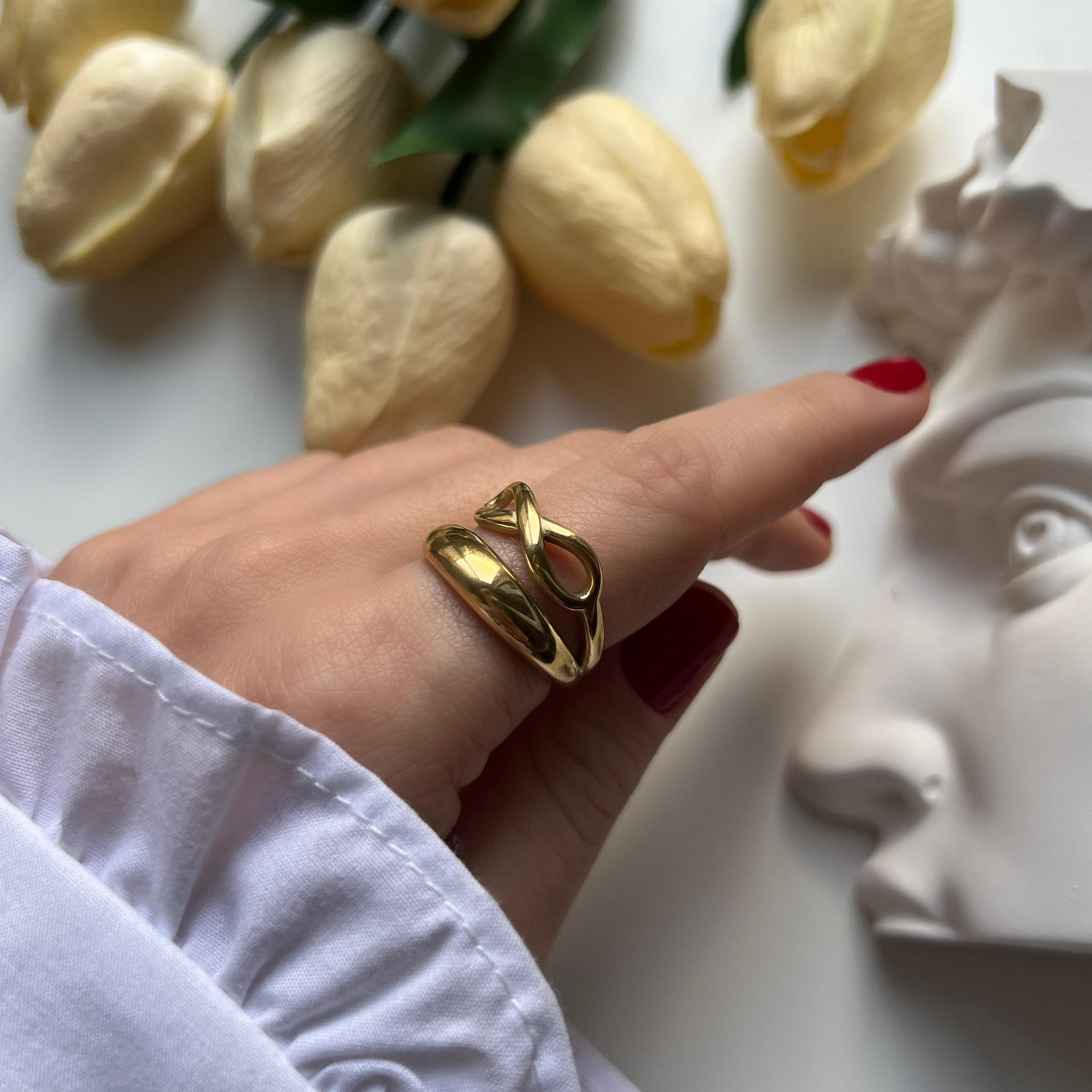 Çelik Alyans&Sonsuzluk Yüzük