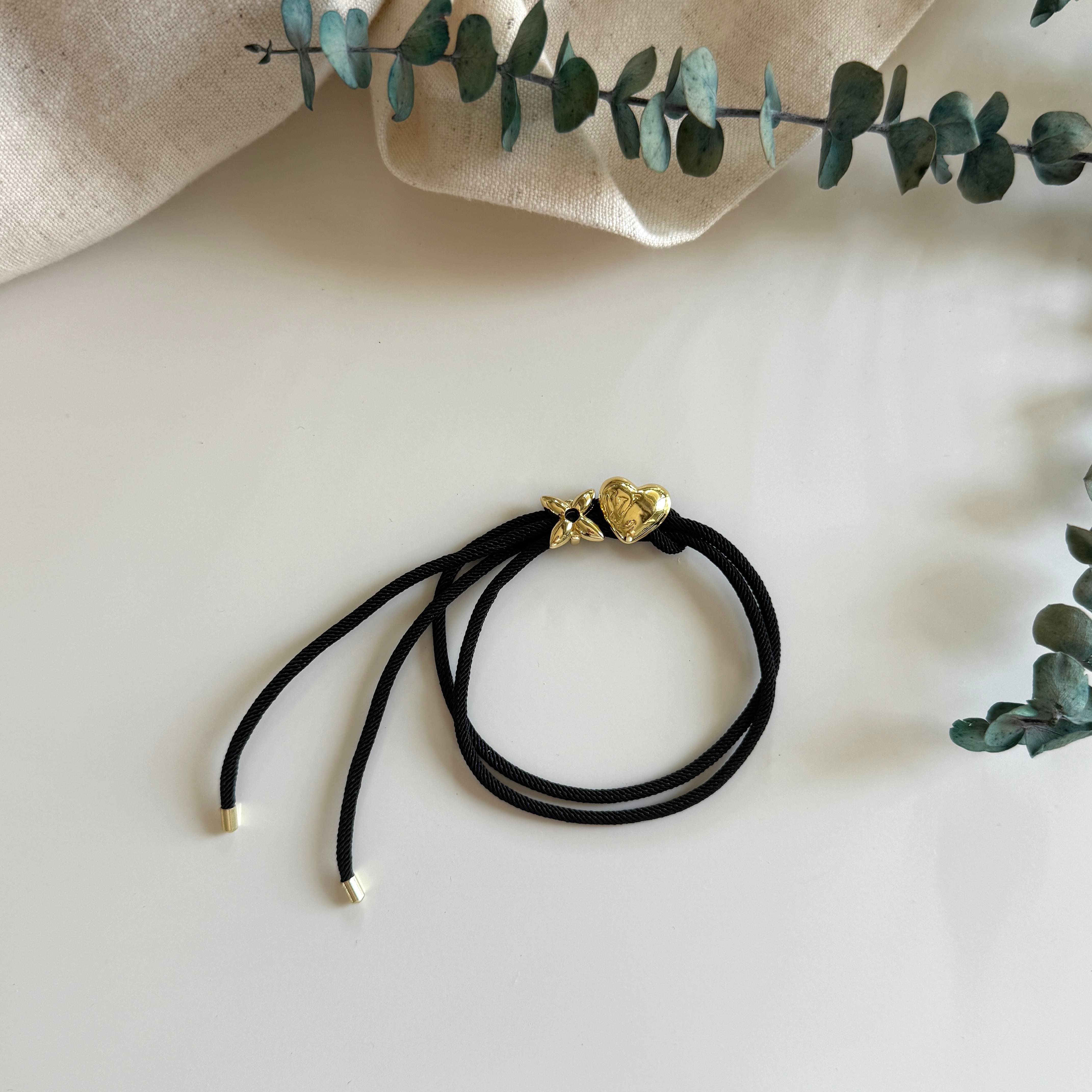 Çelik Kalp&Yıldız Halat Bileklik