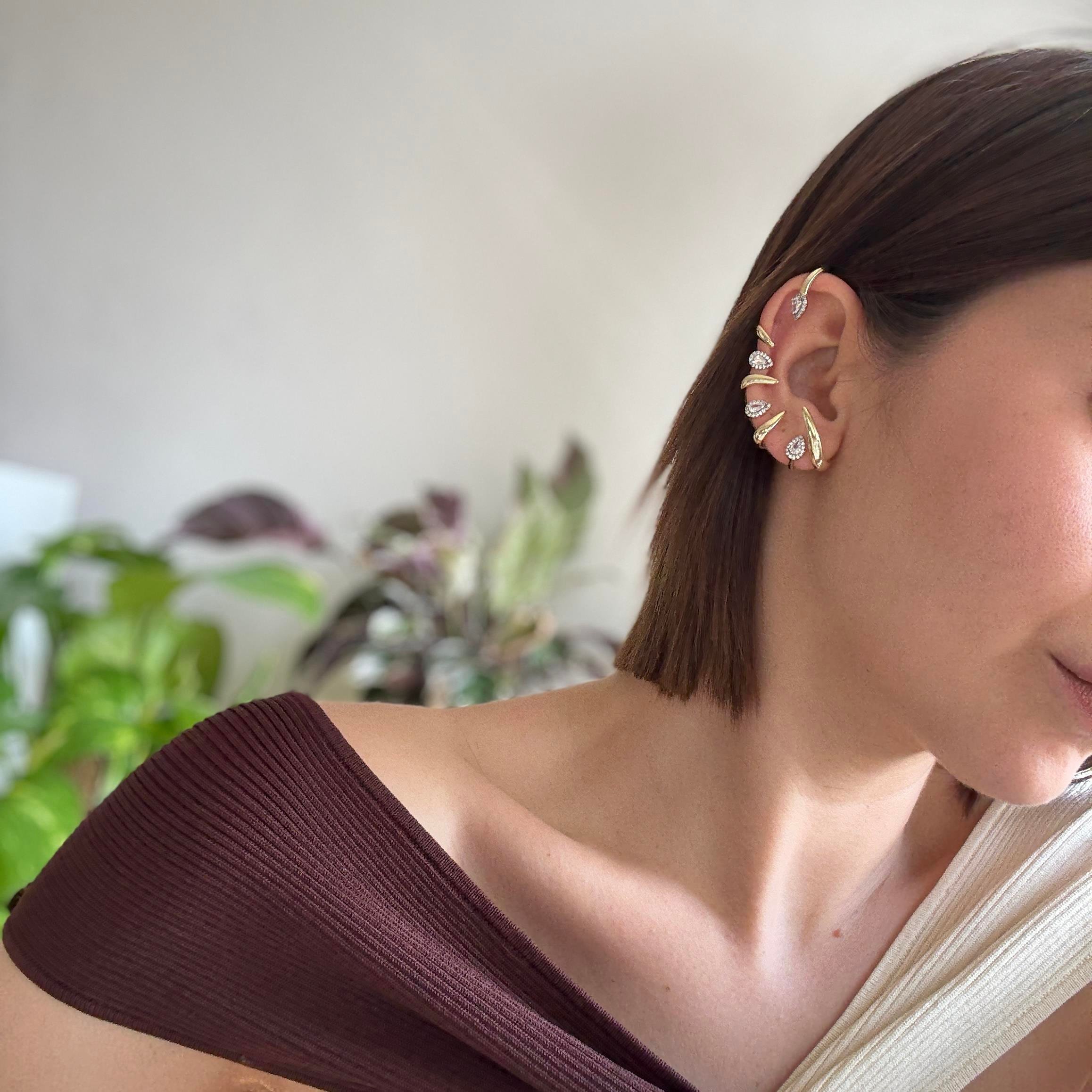 Damla Taşlı Tasarım Earcuff