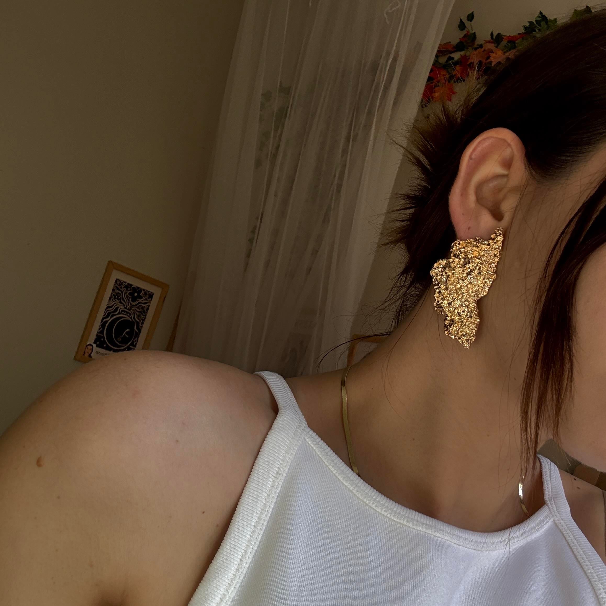 Ezme Gold Küpe