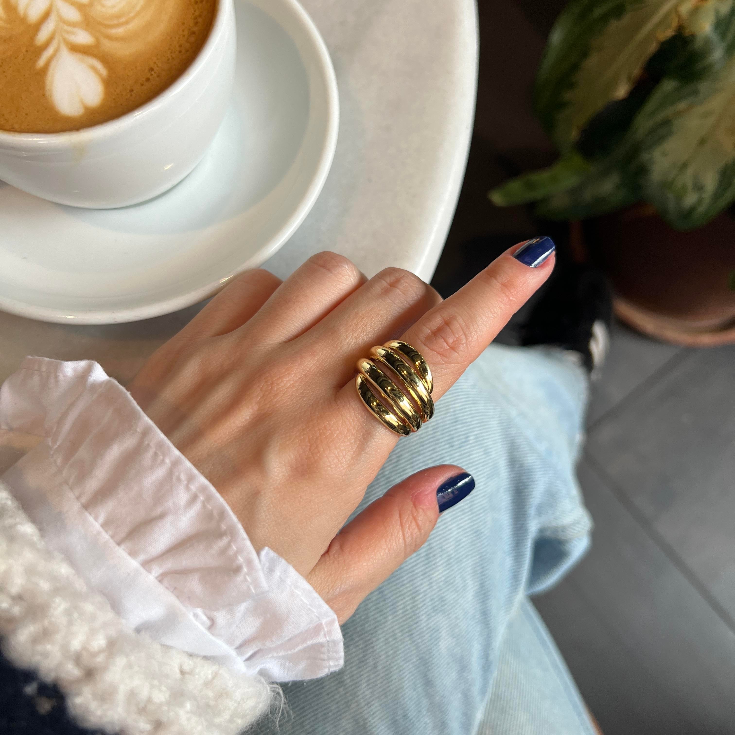 Gold 4 Bombe Yüzük