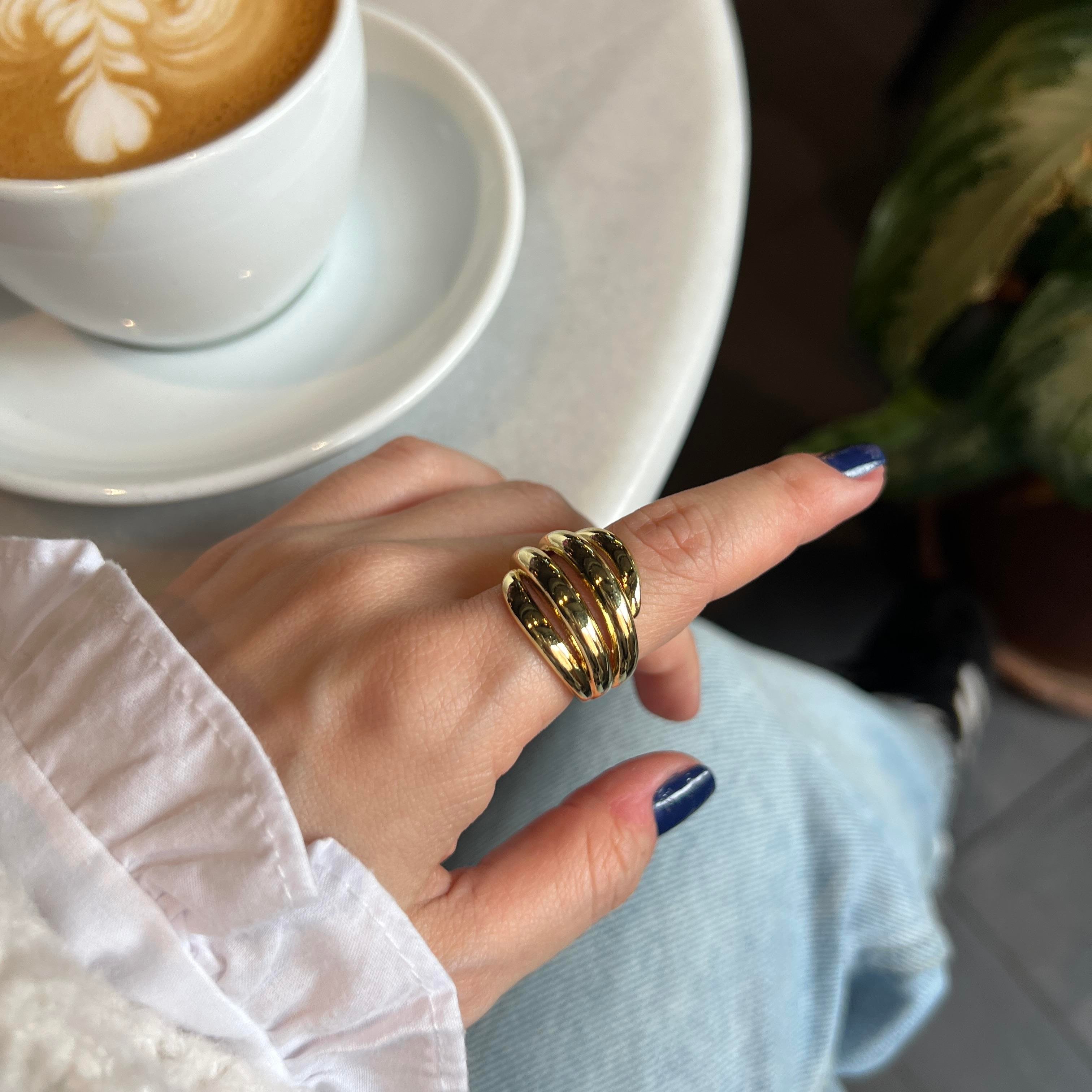 Gold 4 Bombe Yüzük