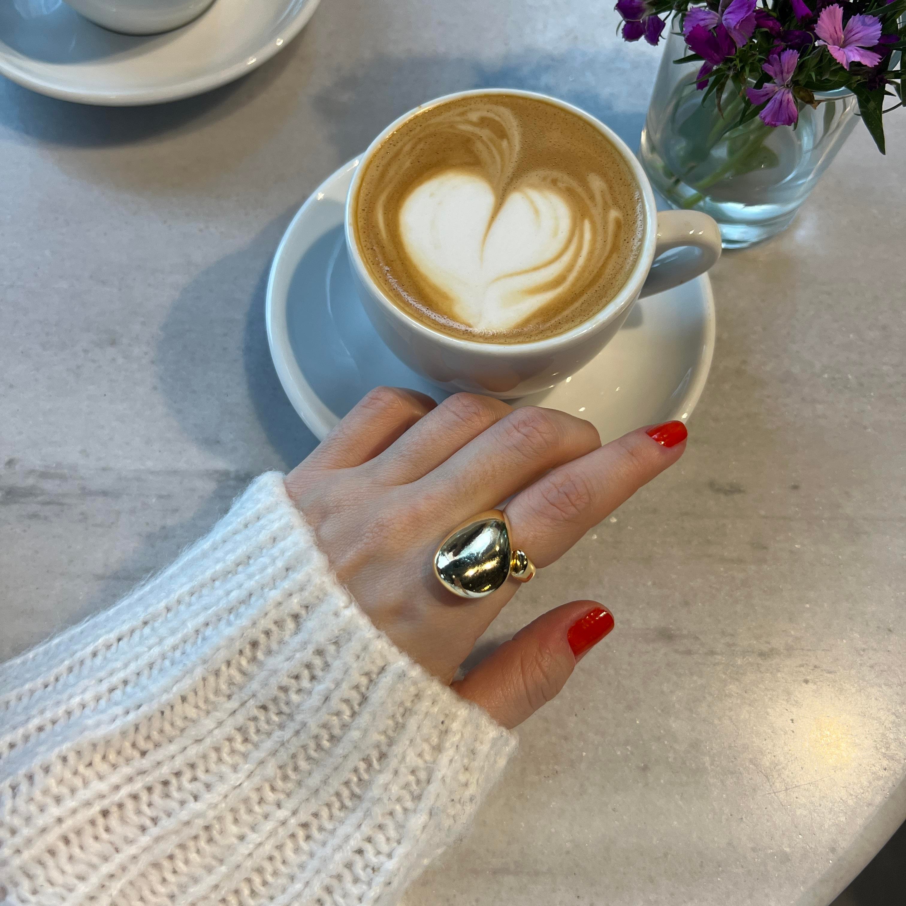 Gold Bombeli Yüzük