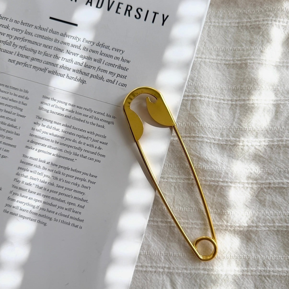 Gold Çengelli İğne Topuz Tokası 14 cm