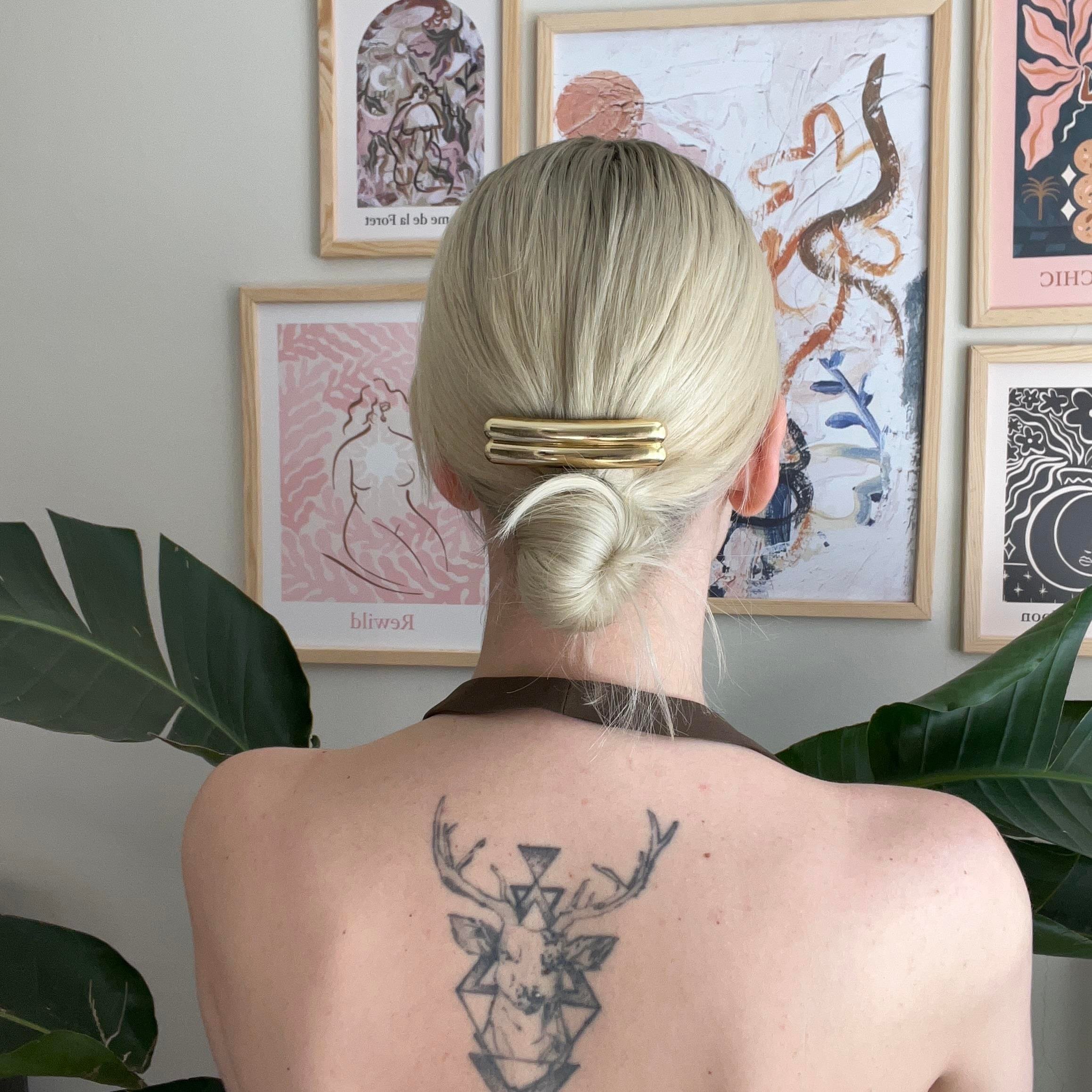 Gold Çift Bombe Otomatik Toka