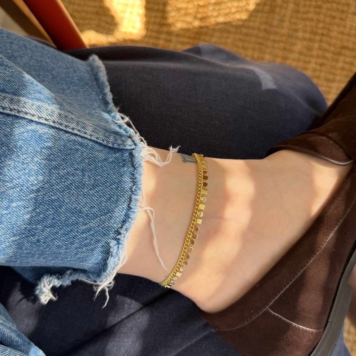 Gold Geometrik Halhal