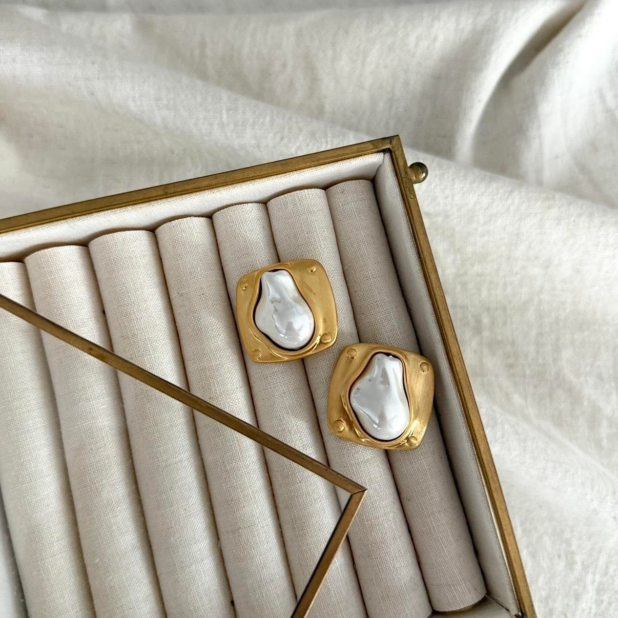 Gold&Pearl Küpe