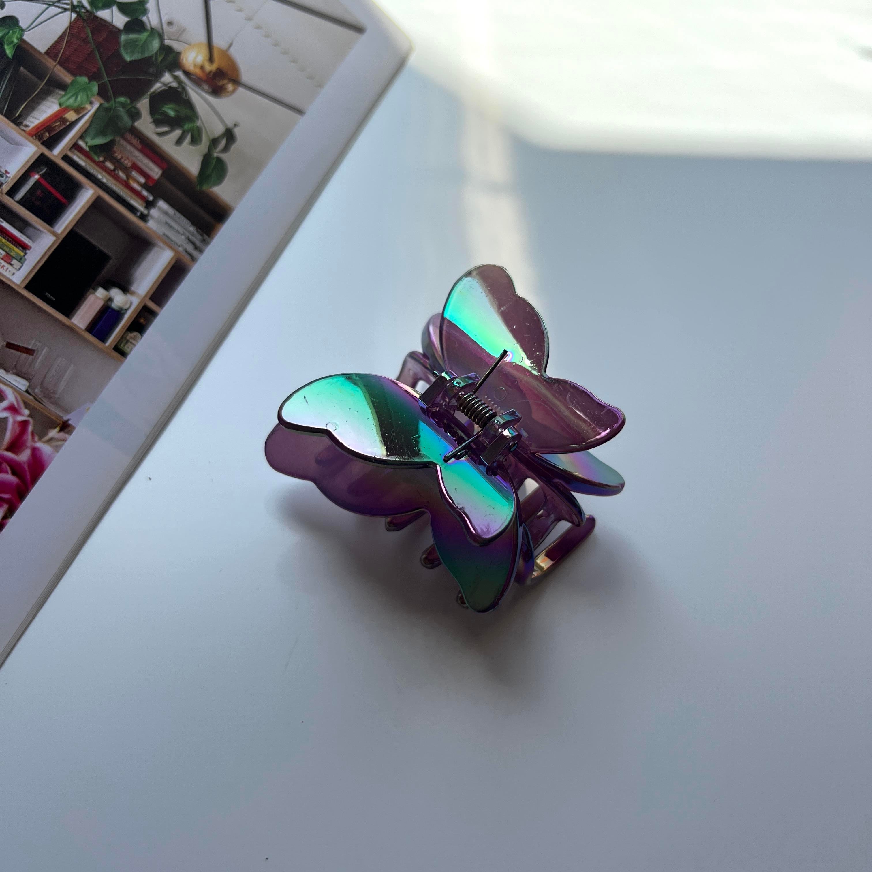 Hologram Kelebek Mandal Toka