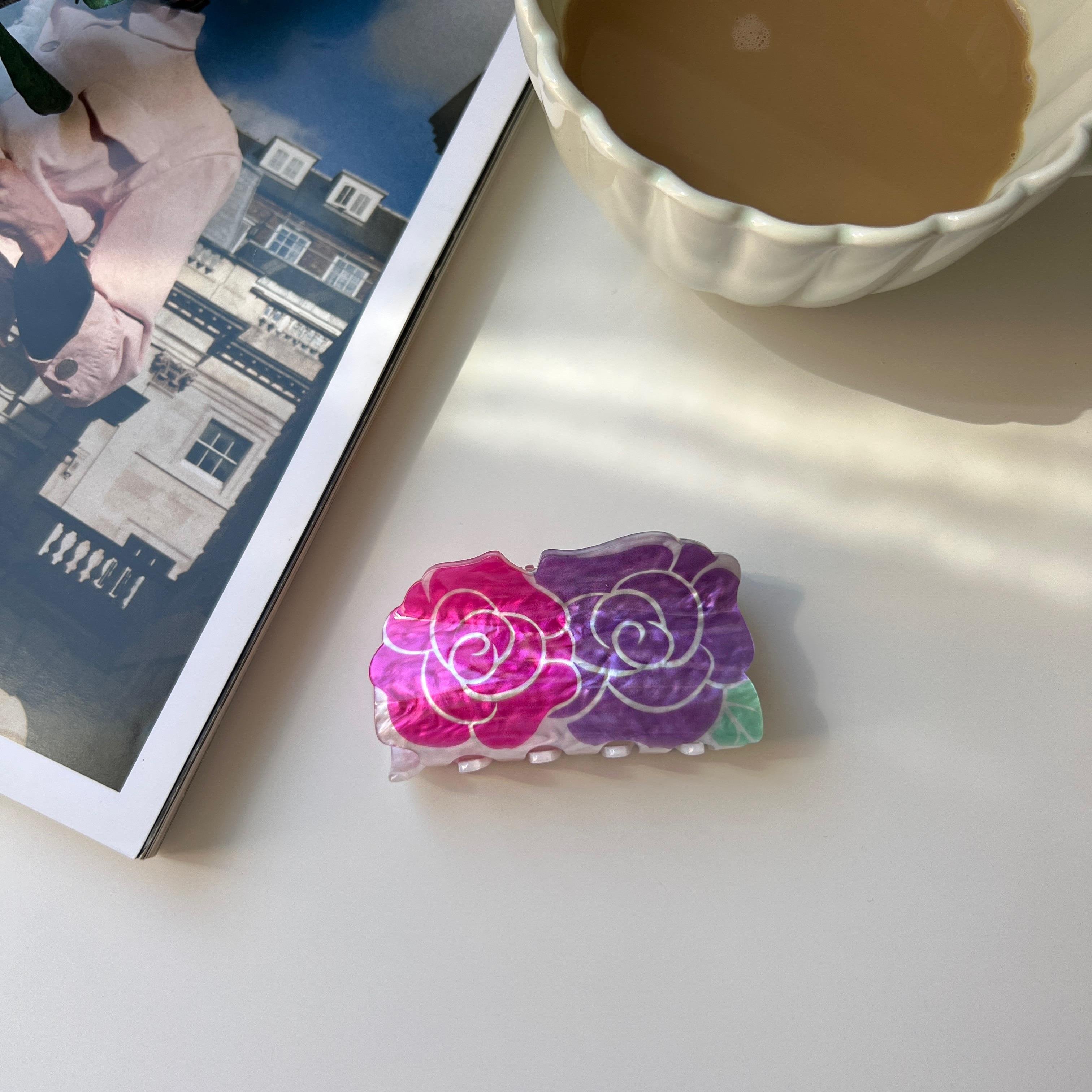 Kemik Çiçek Mandal Toka