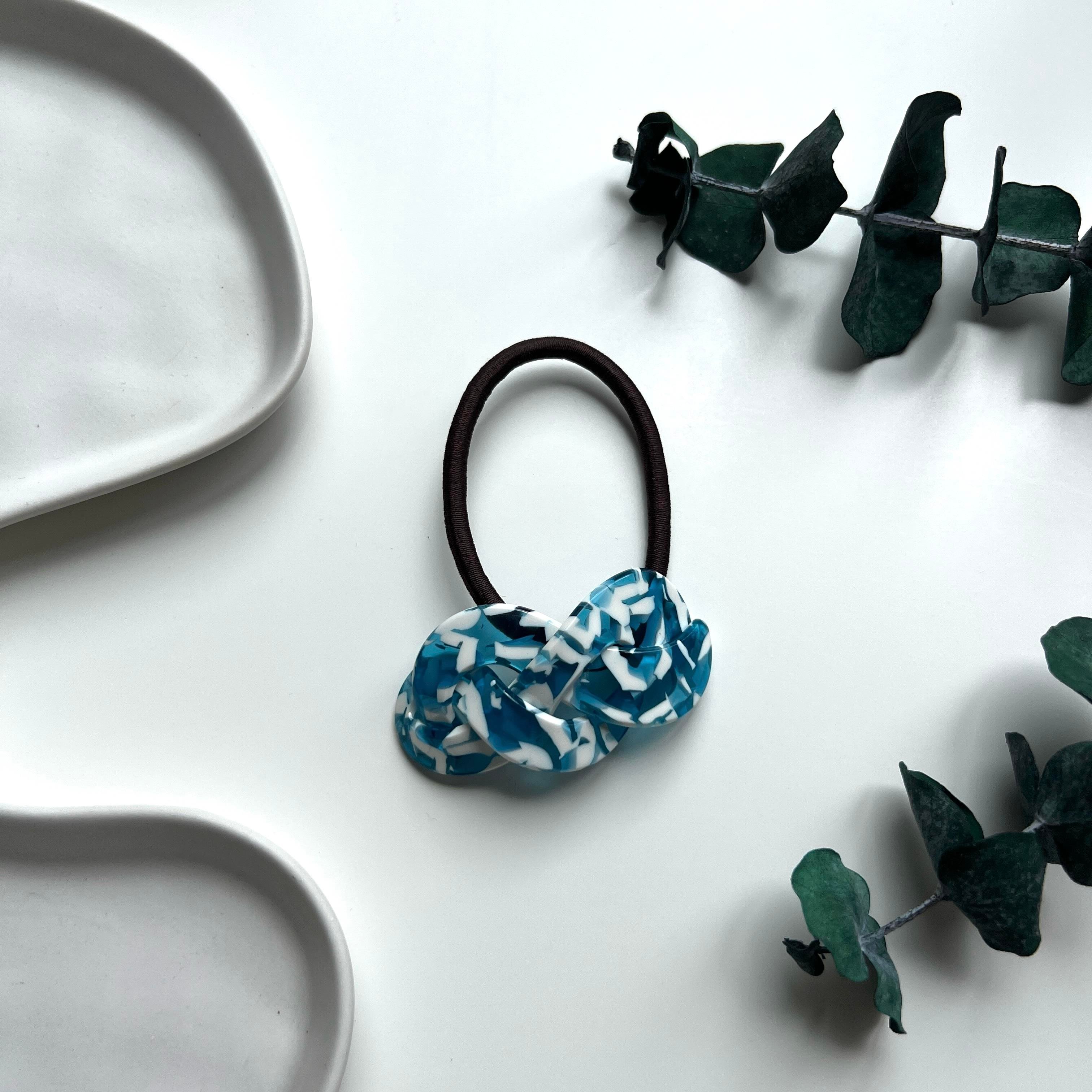 Kemik Mavi Düğüm Toka