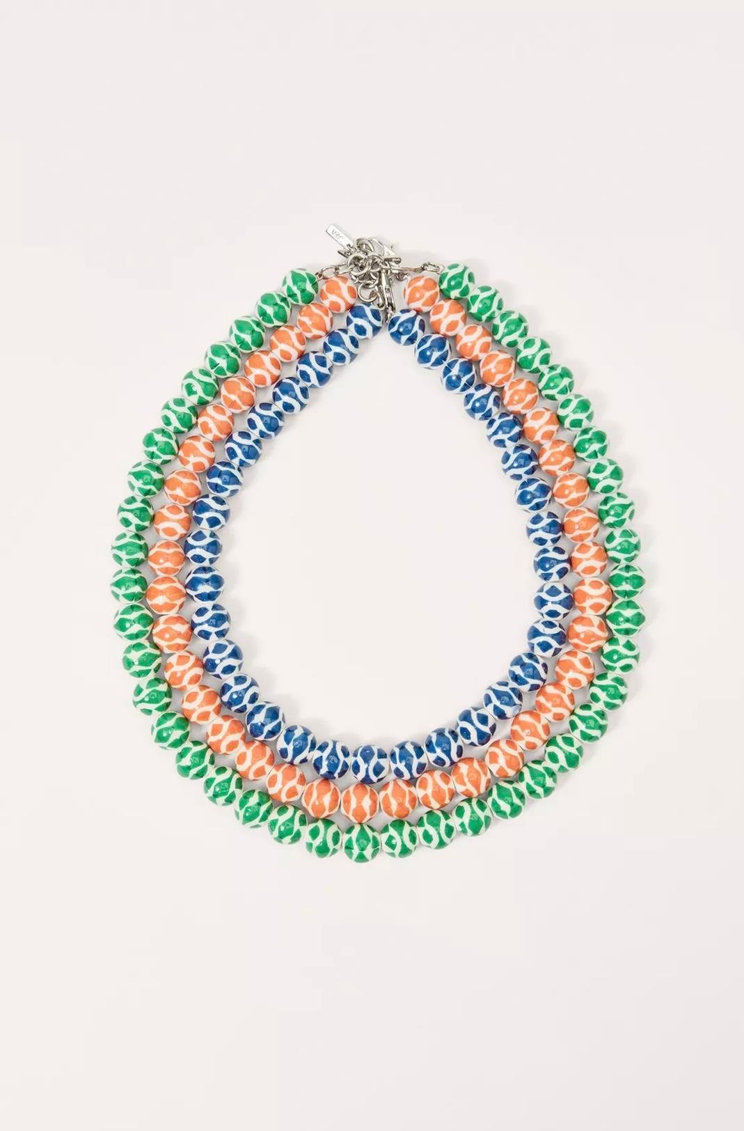 Marka 3lü Boncuk Kolye