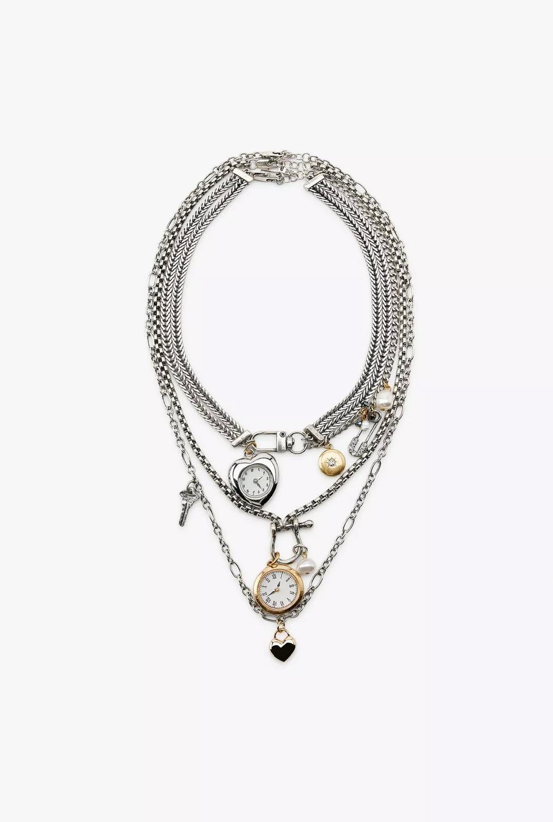 Marka 3lü Saat Kolye