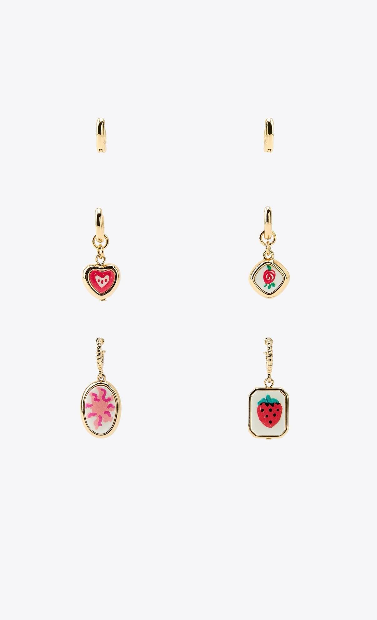 Marka 6lı Charm Küpe