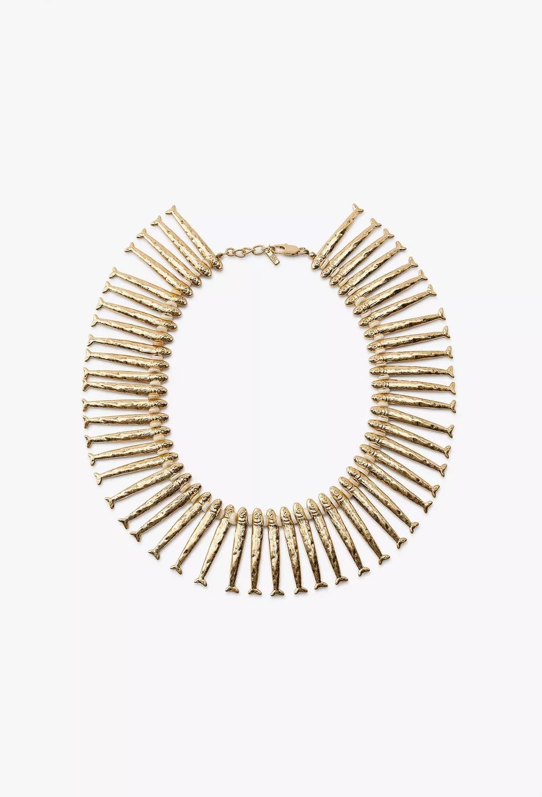 Marka Balıklı Tasma Kolye