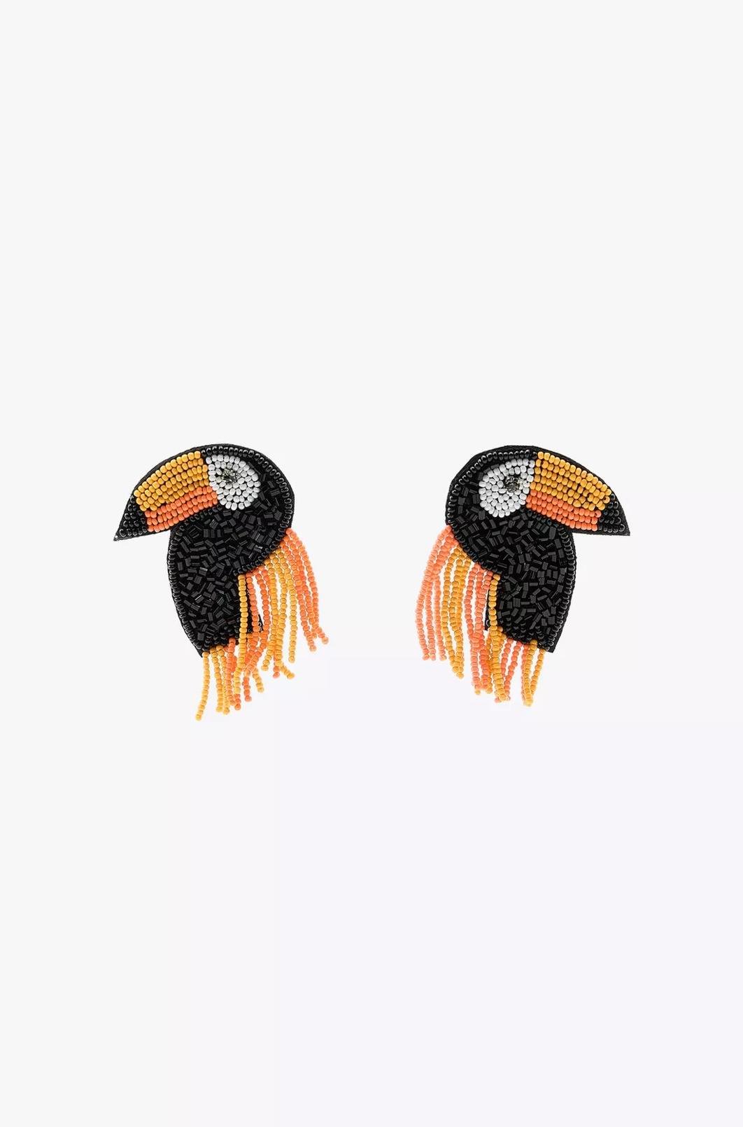 Marka Boncuklu Tukan Küpe