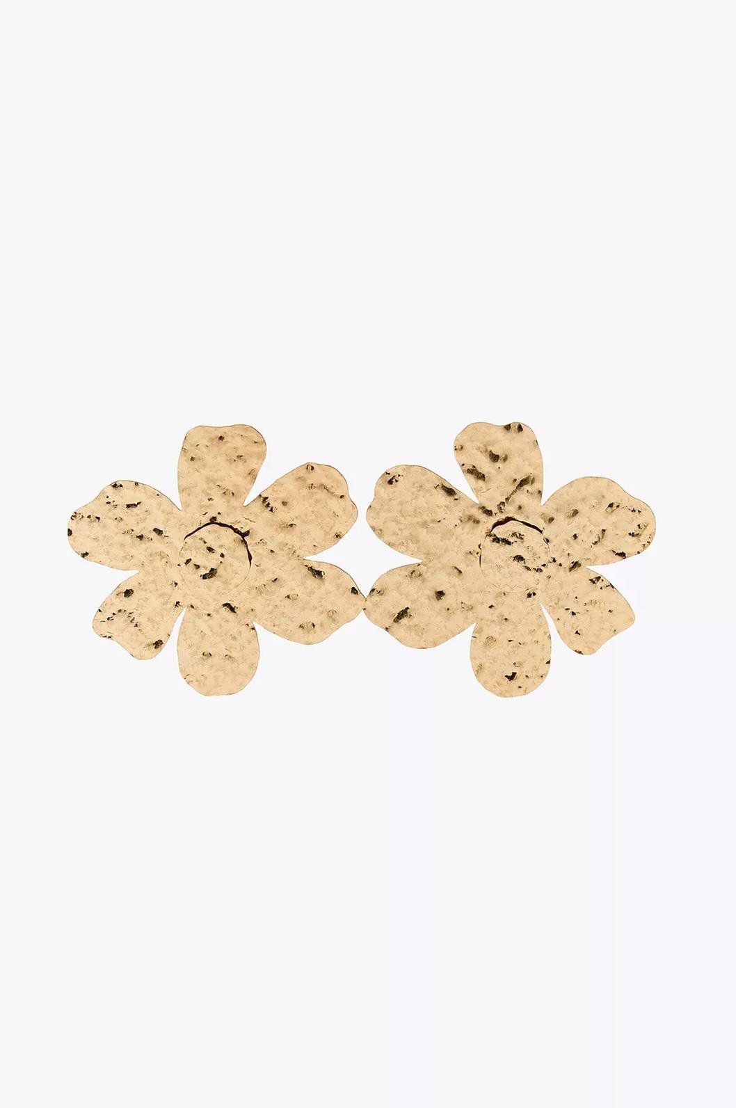 Marka Büyük Ezme Çiçek Küpe