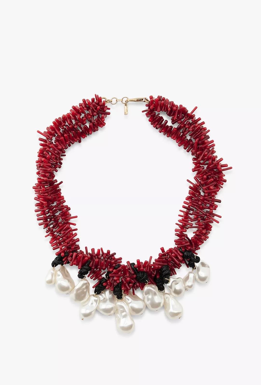 Marka İncili Boncuklu Kolye