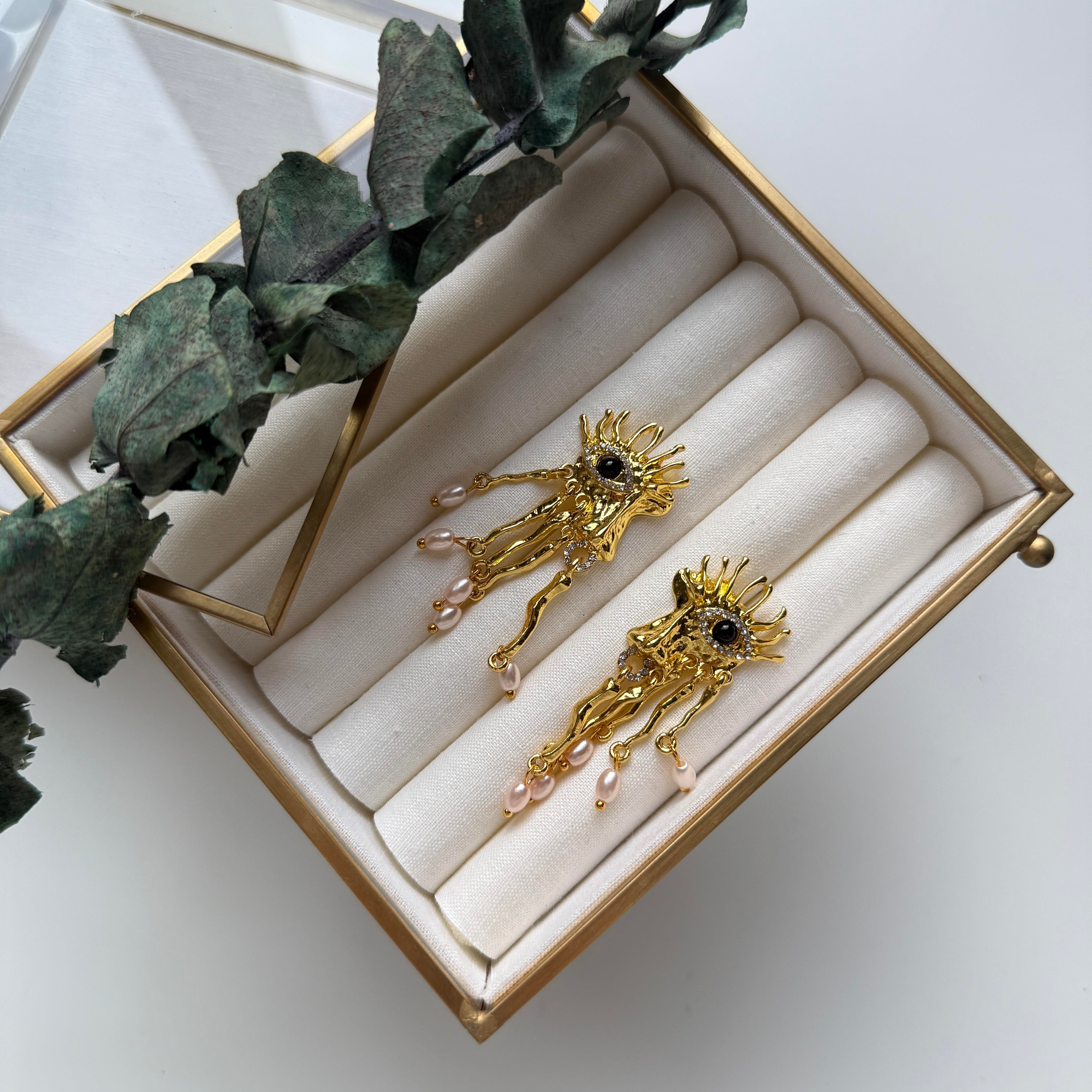 Marka İncili Surat Küpe