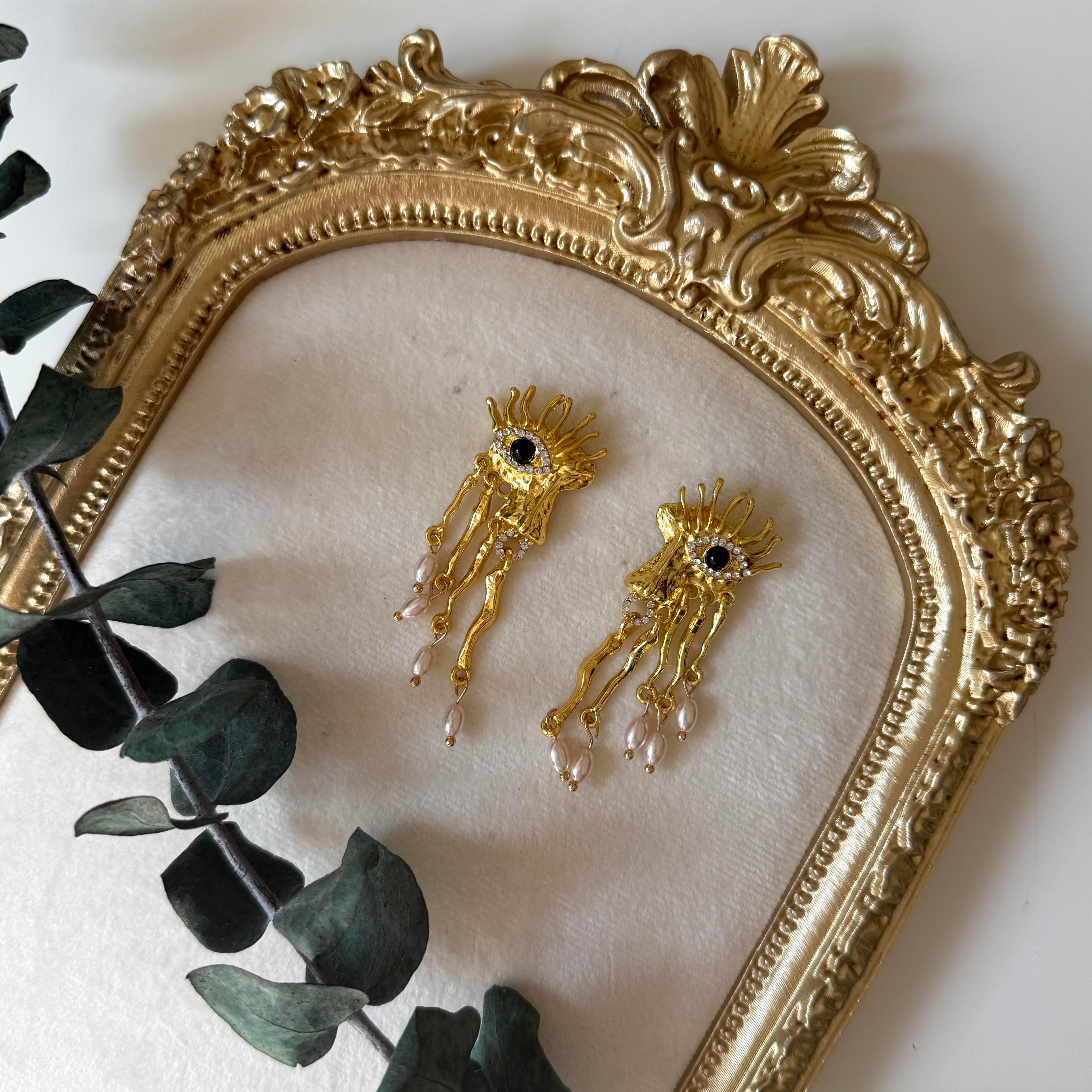 Marka İncili Surat Küpe