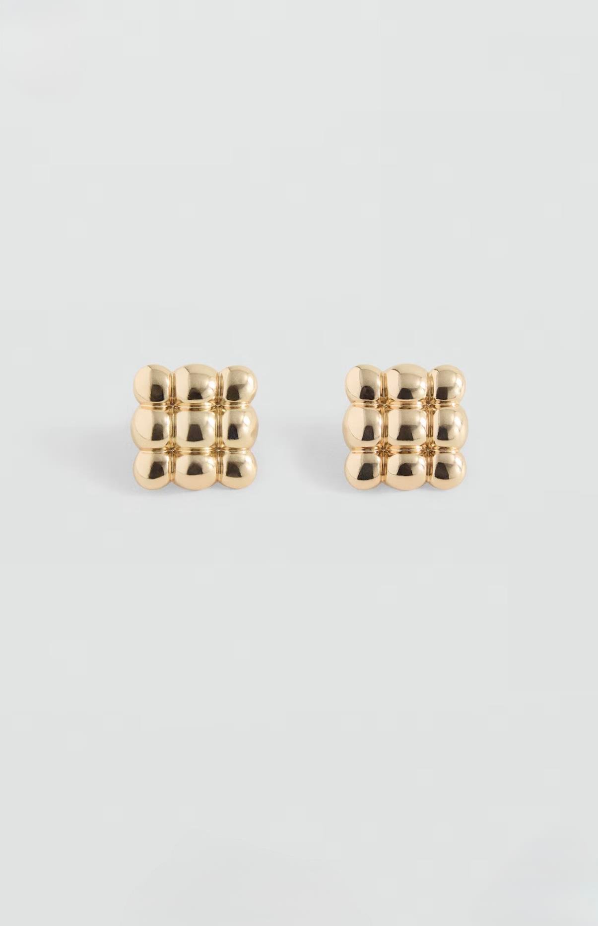 Marka Kare Bombeli Küpe