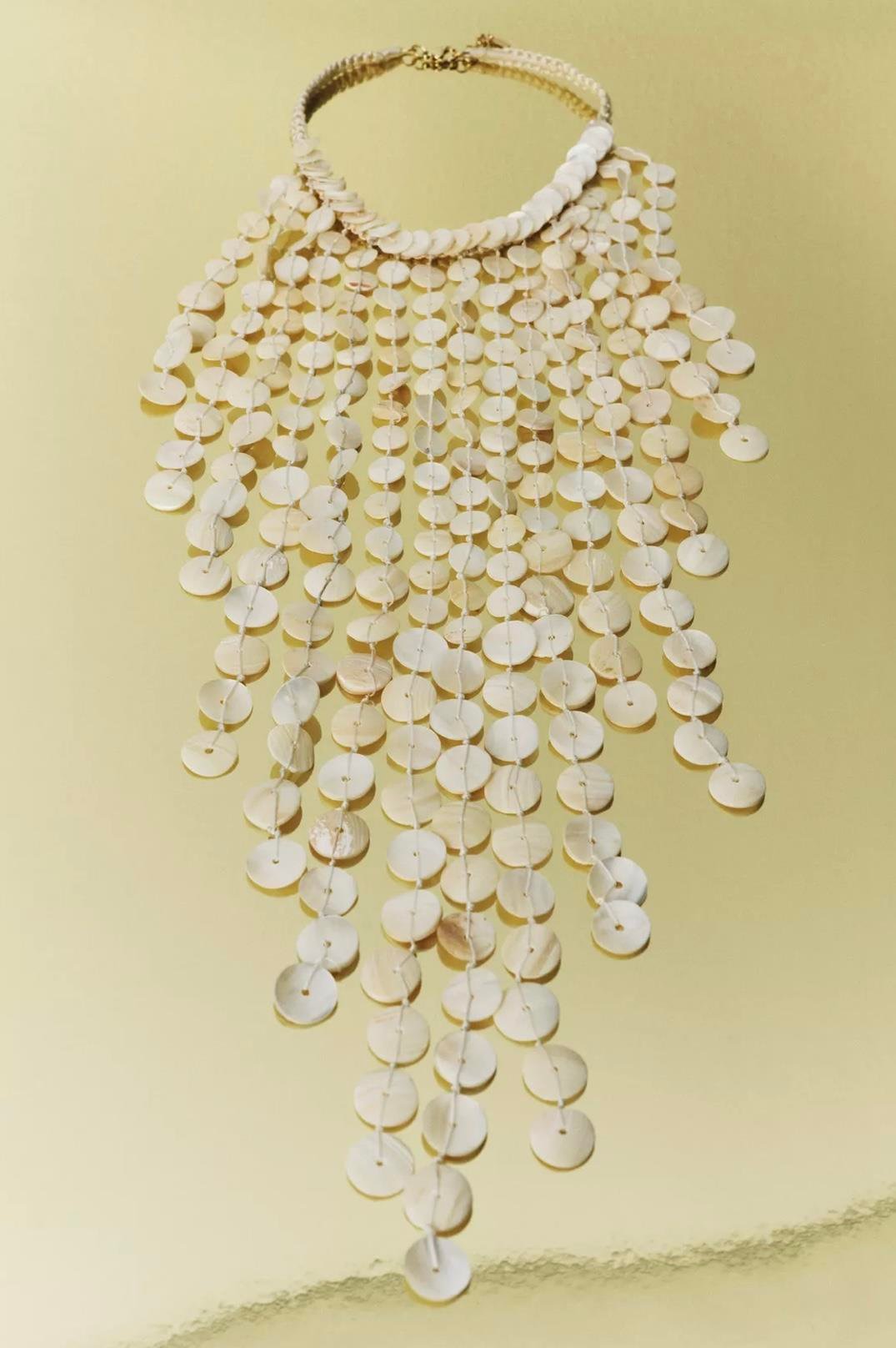 Marka Sedefli Şelale Kolye