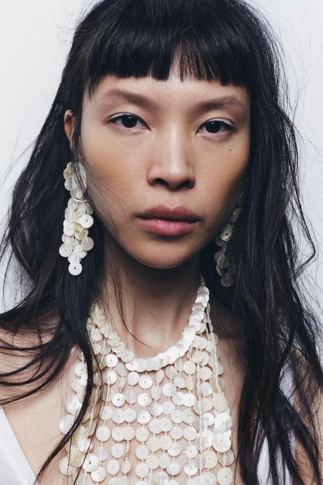 Marka Sedefli Şelale Küpe