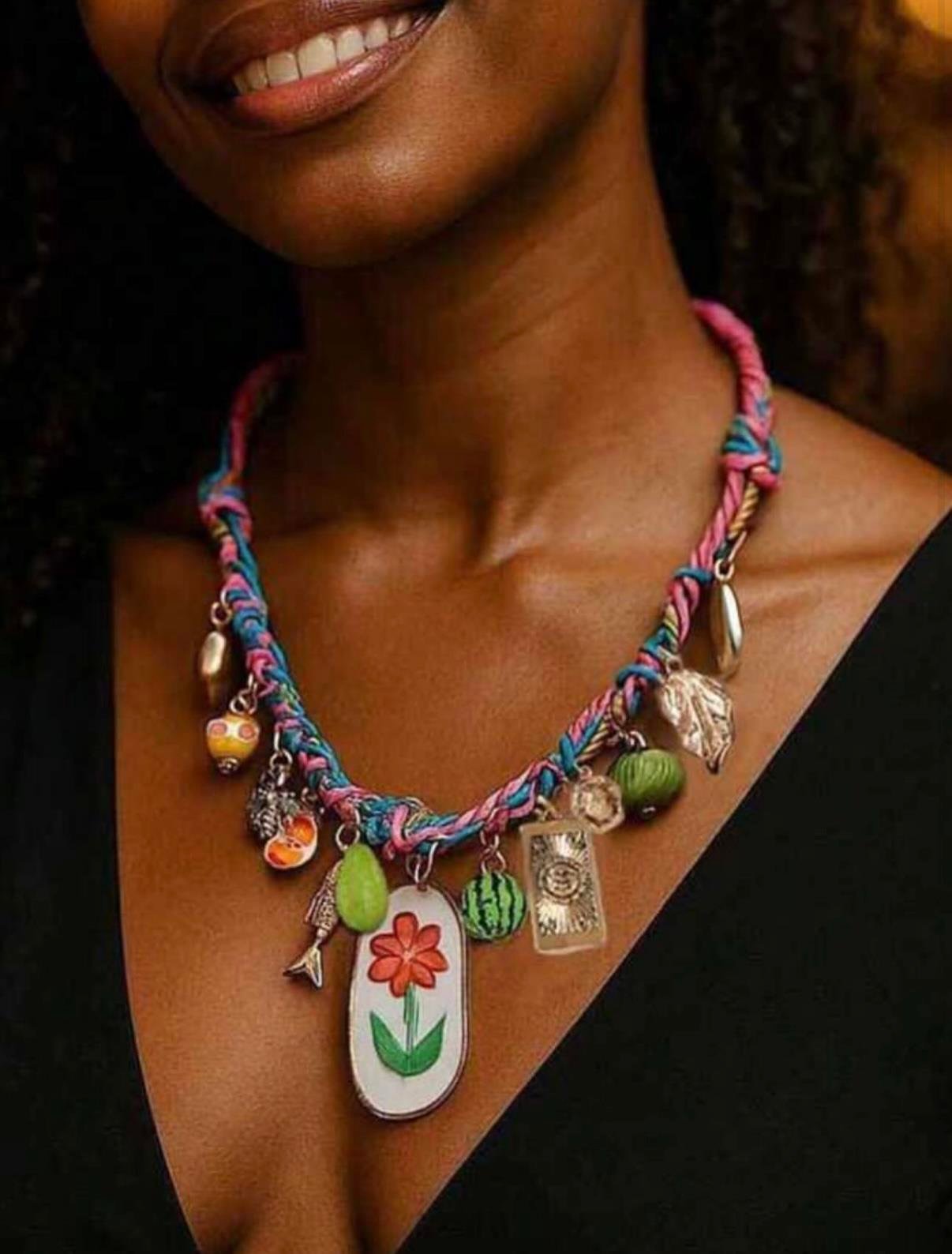 Marka Seramik Charm Kolye