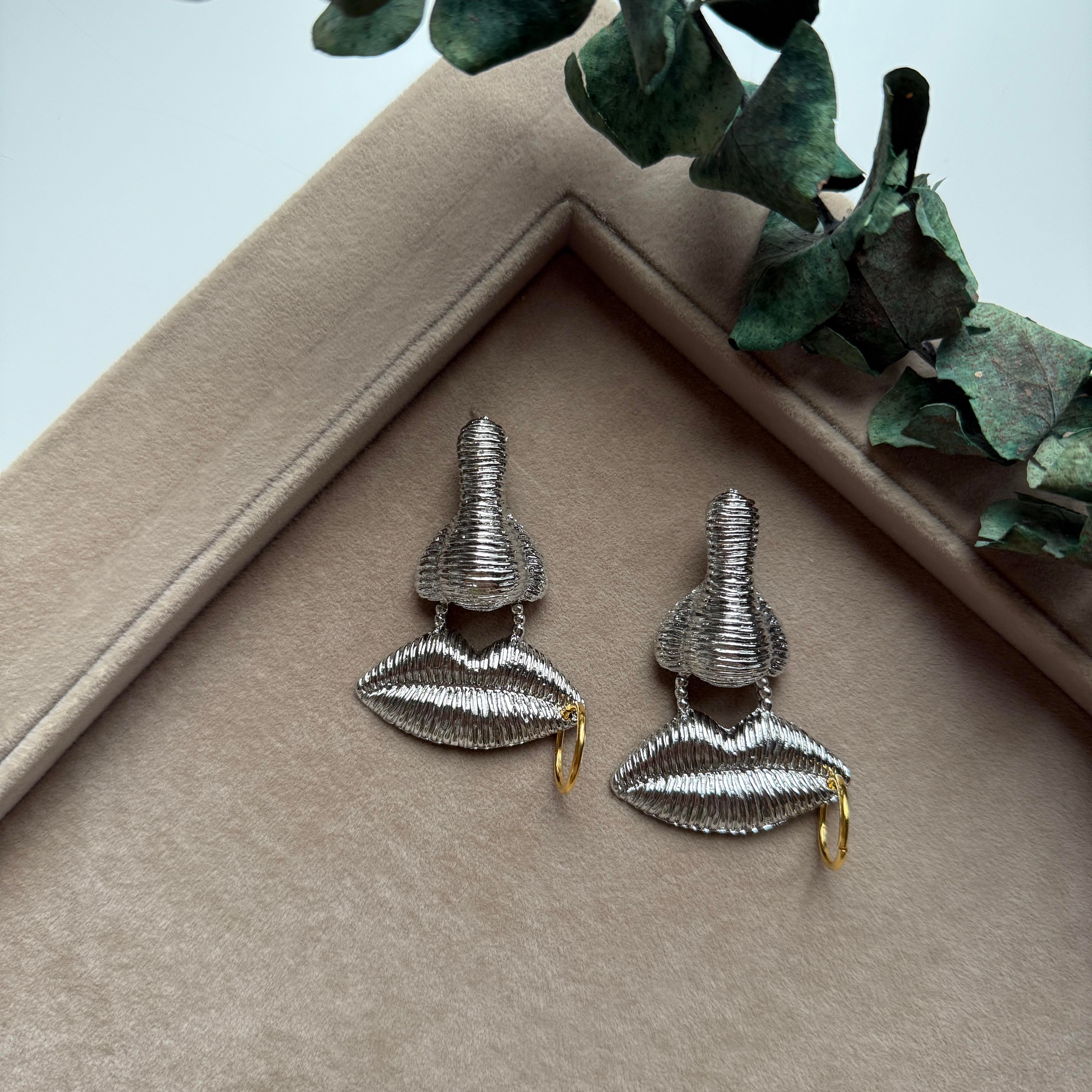 Marka Silver Burun&Dudak Küpe