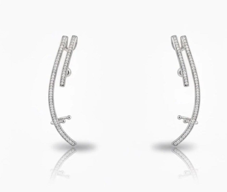 Marka Silver Vesper Earcuff 2li