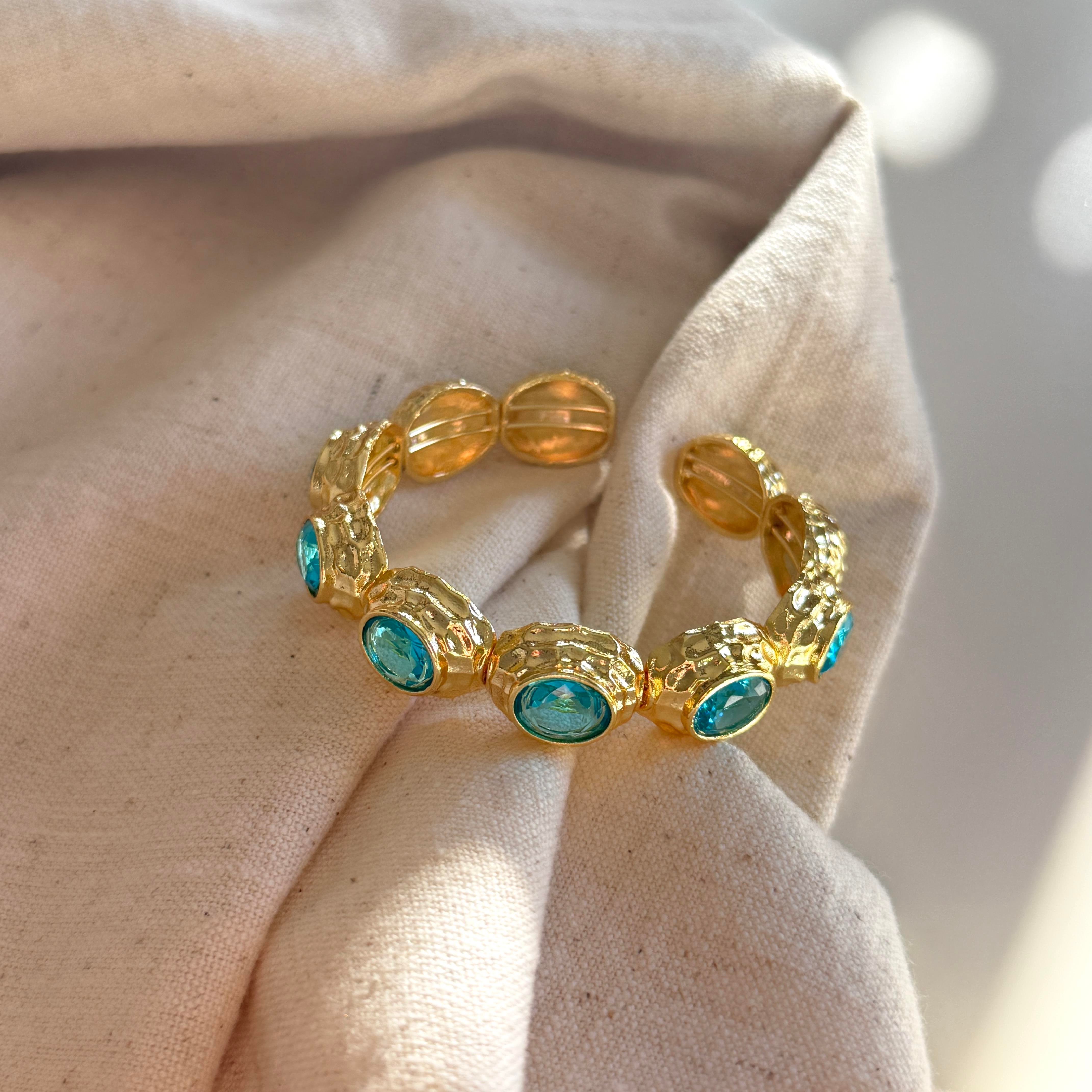 Özel Seri Oval Turkuaz Bileklik