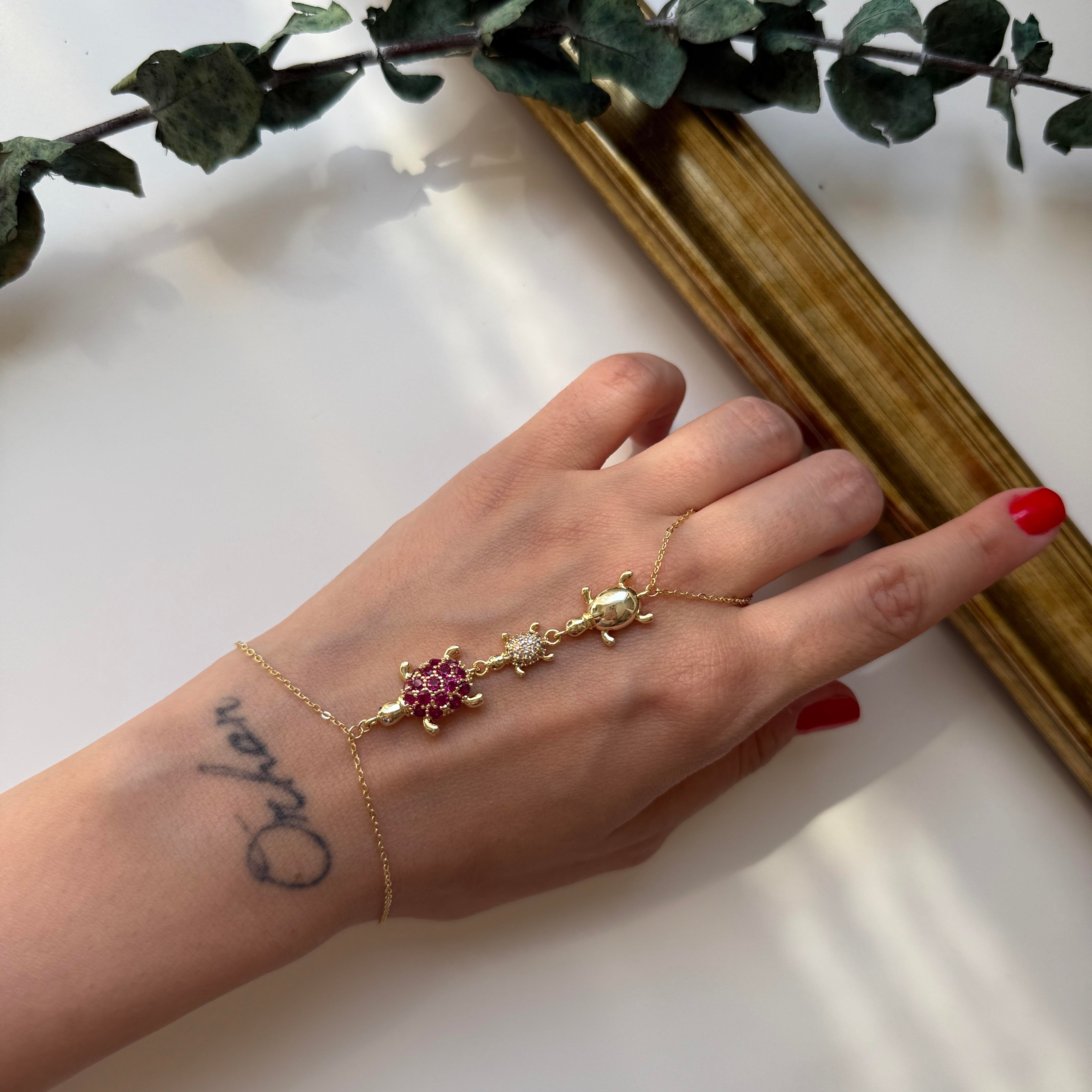 Pembe Taşlı Kaplumbağa Şahmeran